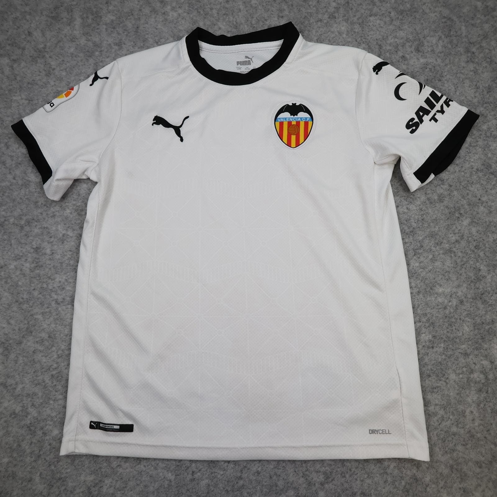 Valencia CF Shirt Kids 13-14 Years White Home 2020 2021 Soccer Jersey Puma