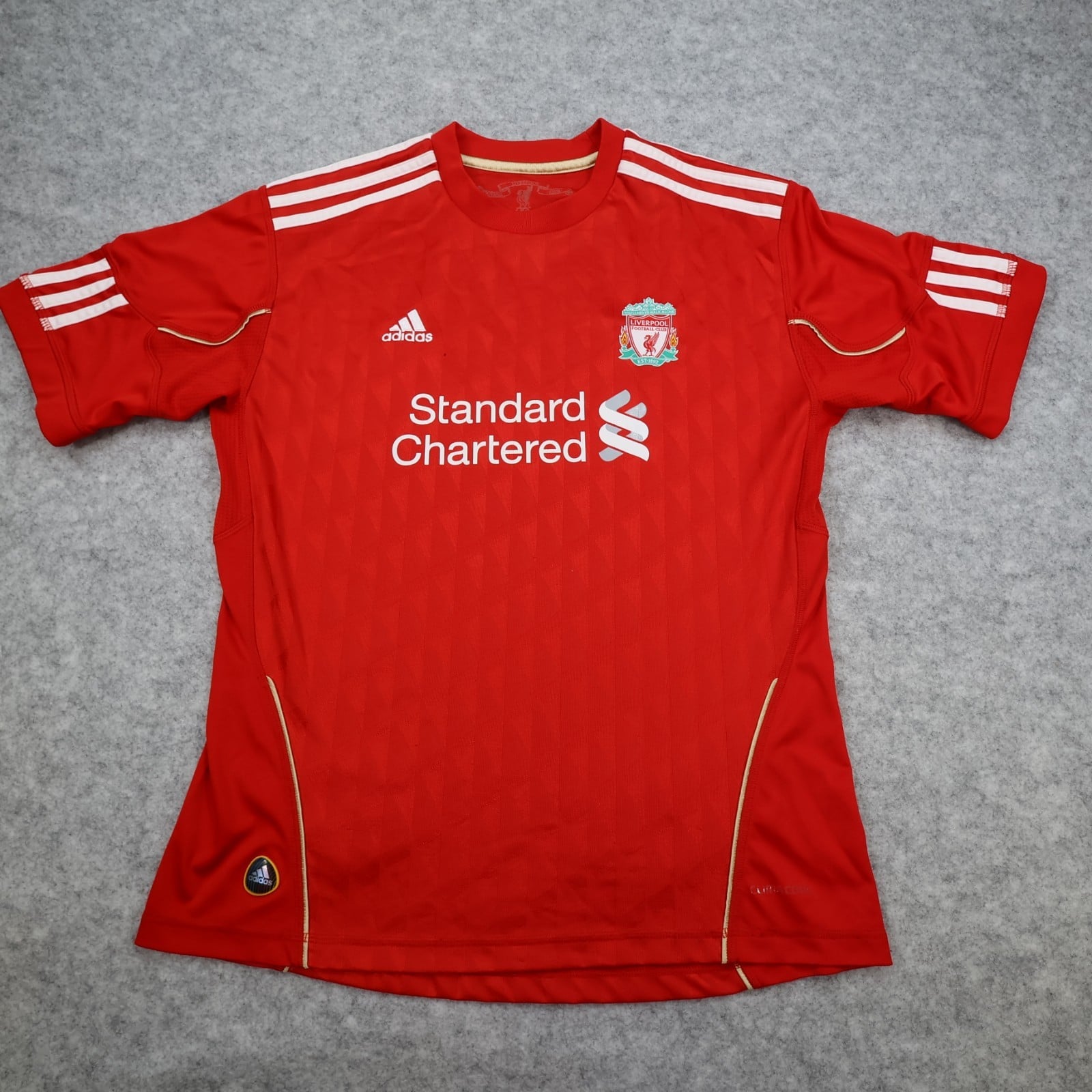 Vintage Liverpool Shirt Extra Small Red Home Kit 2010 2011 Adidas Jersey