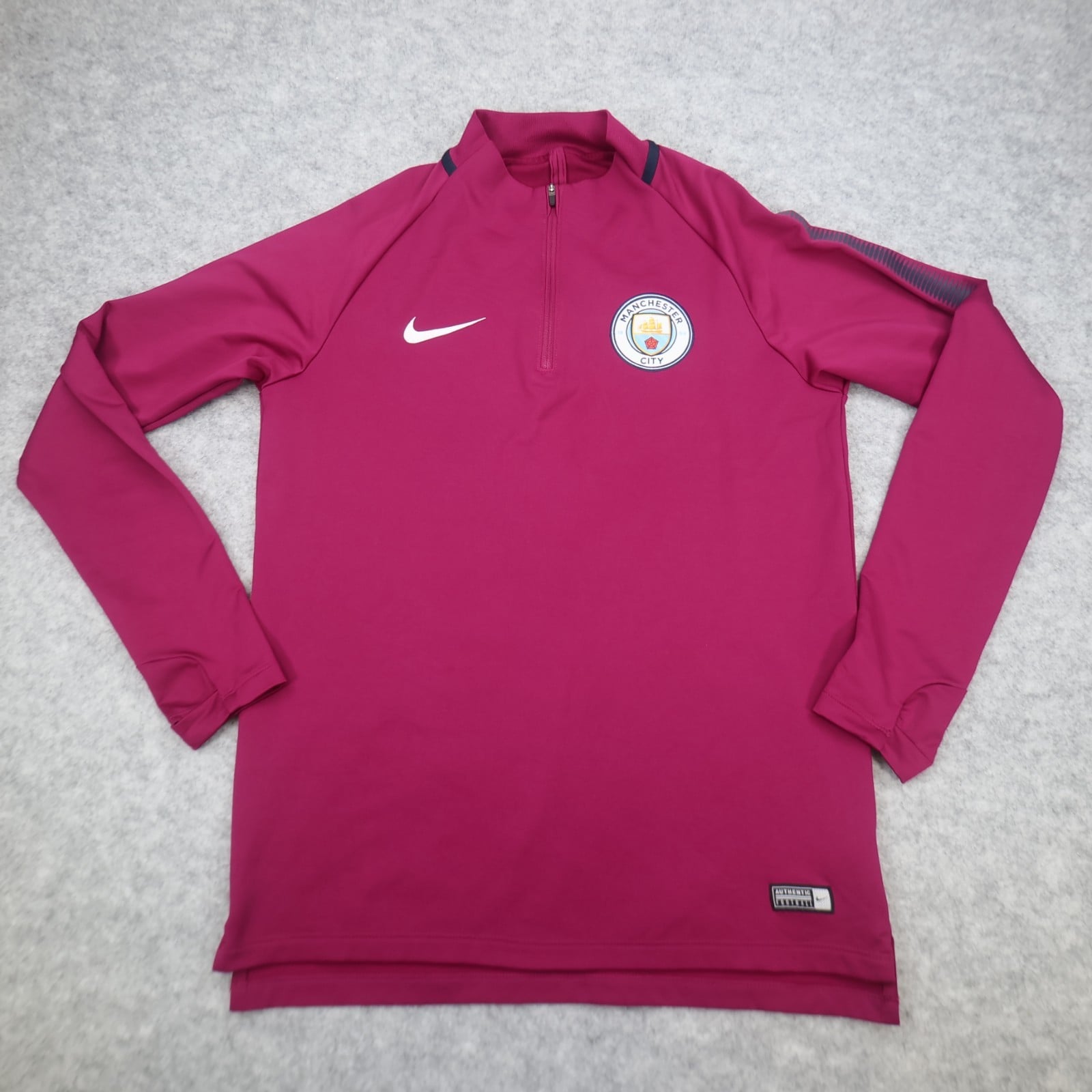 Manchester City Drill Top Medium Burgundy Training Tracksuit Nike 2017 2018