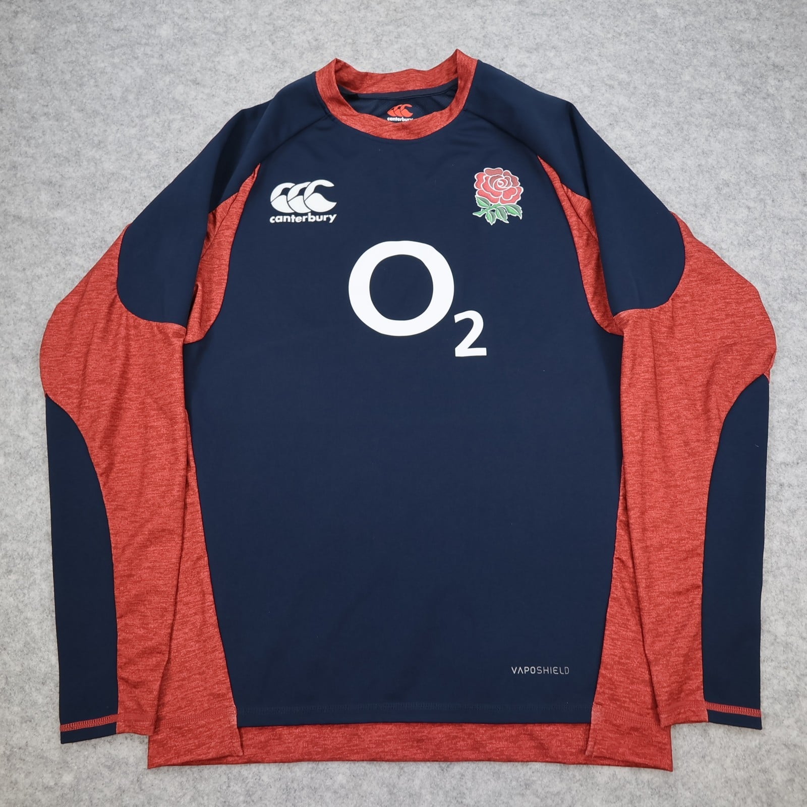 England Rugby Top Medium Navy Drill Top 2019 Canterbury Jersey O2 Pullover
