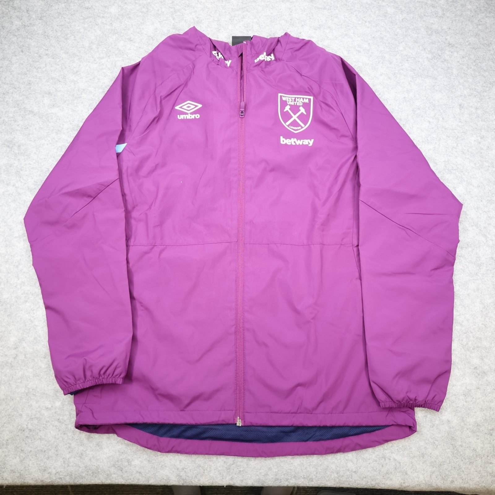 West Ham United Jacket Extra Large Purple Jacket Umbro 2018 2019