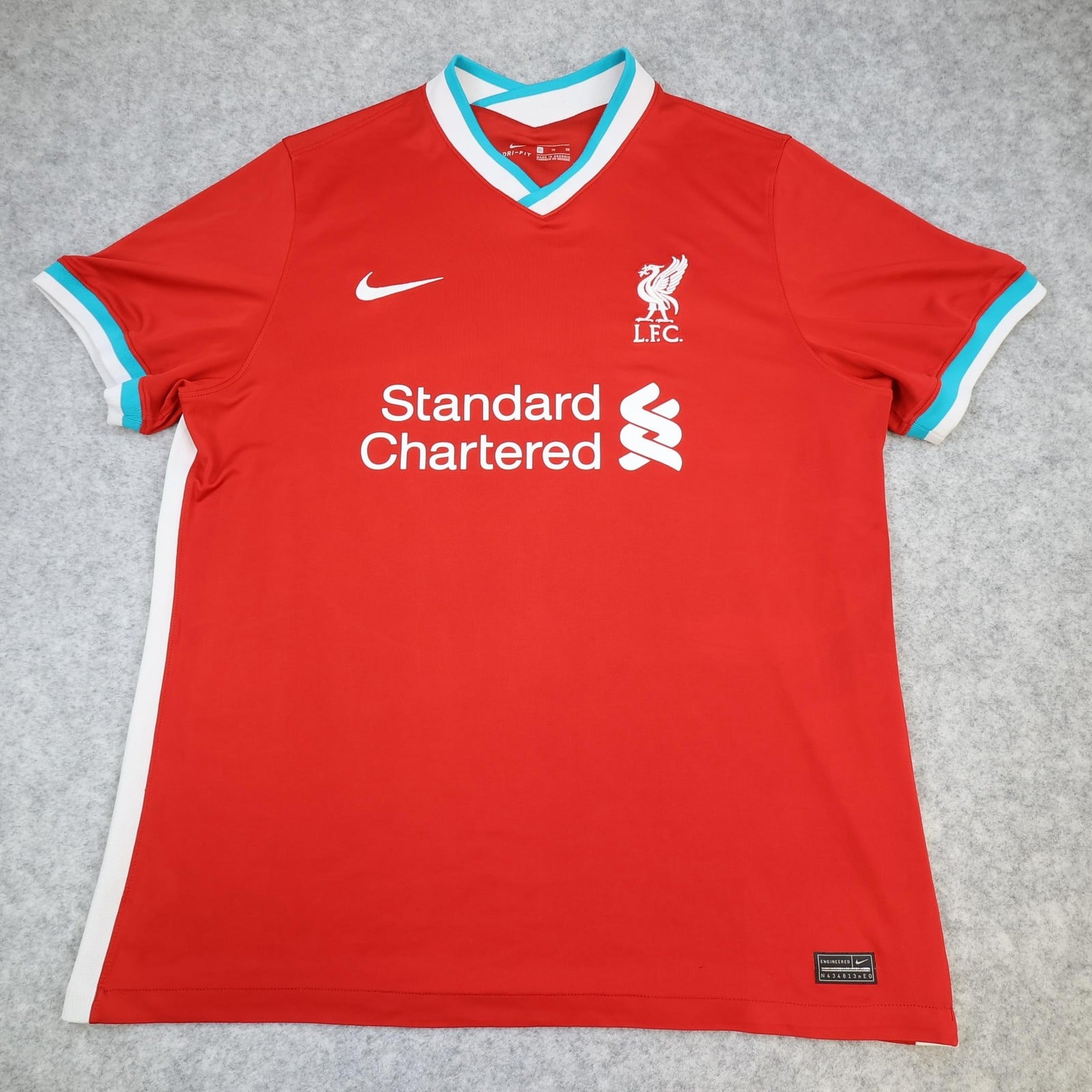 Liverpool Shirt Mens XL Red Home Kit 2020 2021 Football Nike Soccer Jersey