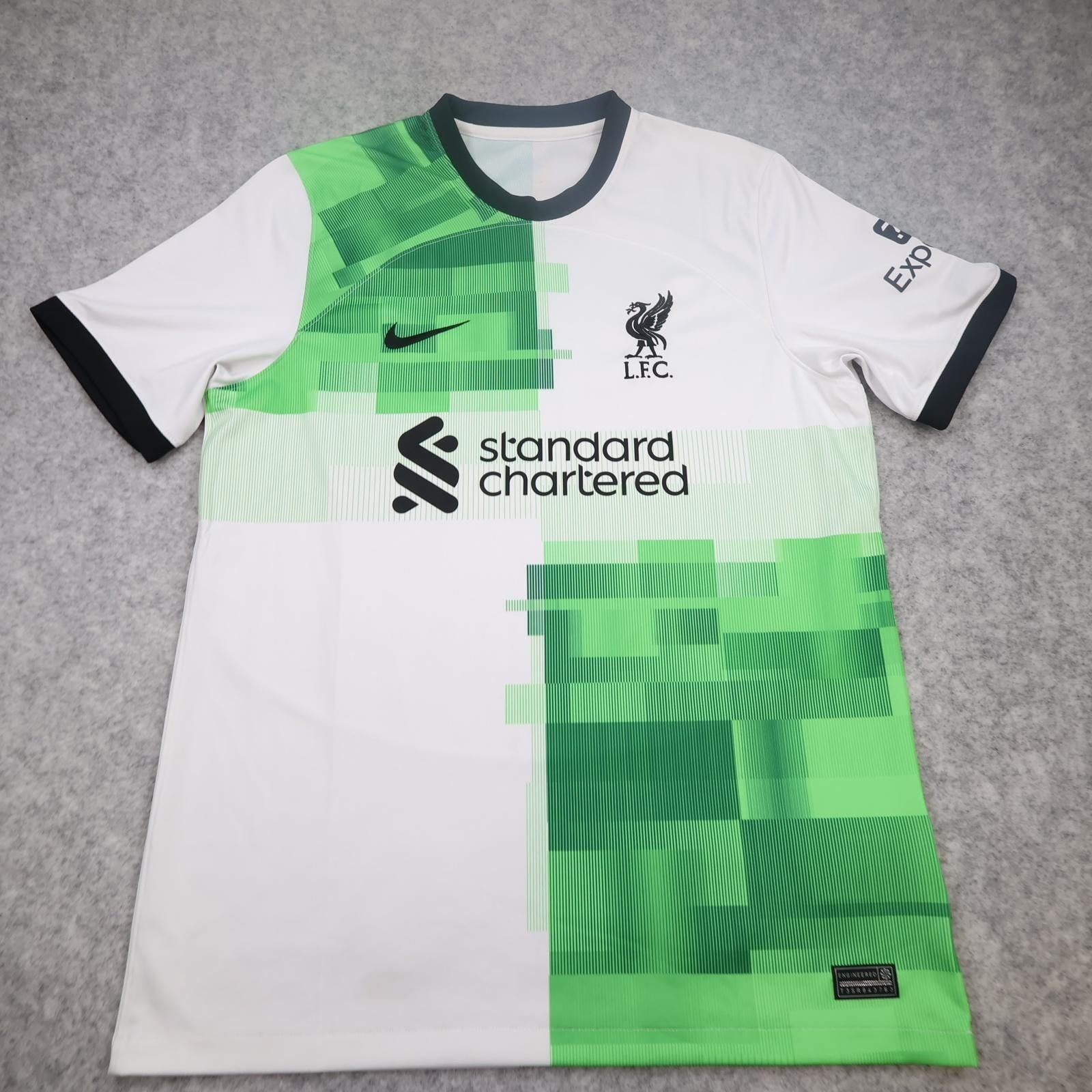 Liverpool Away Shirt Mens Large White 2023 2024 Football Nike Soccer Jersey
