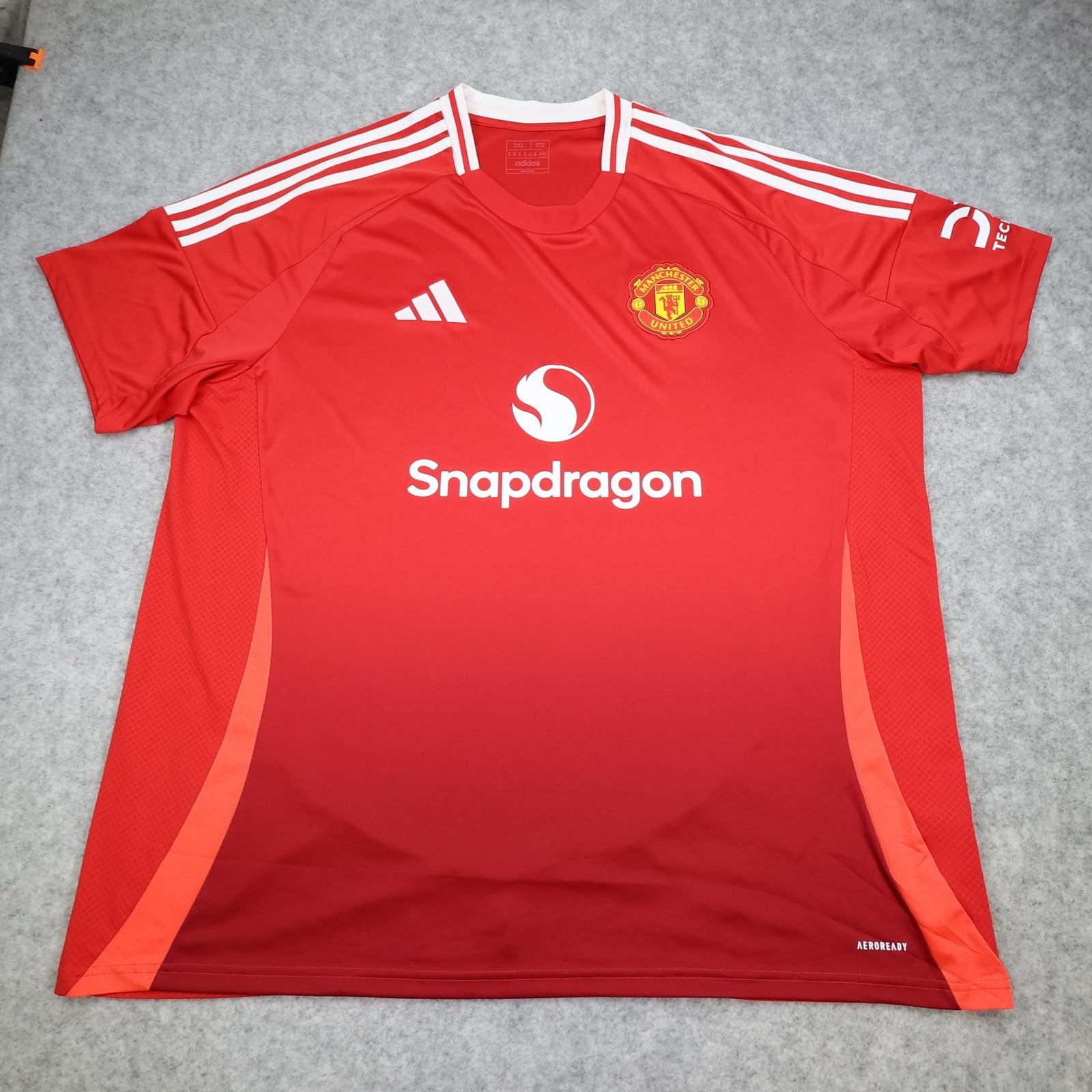 Manchester United Shirt Mens Home Kit 3XL Red 2024 2025 Adidas Soccer Jersey