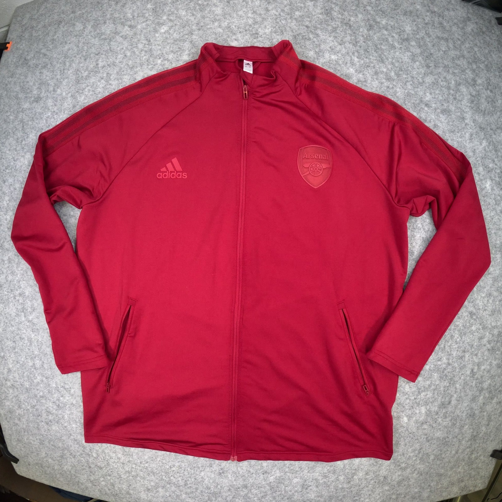 Arsenal Tracksuit Jacket Extra Large Red 2020 2021 adidas Long Sleeve Football