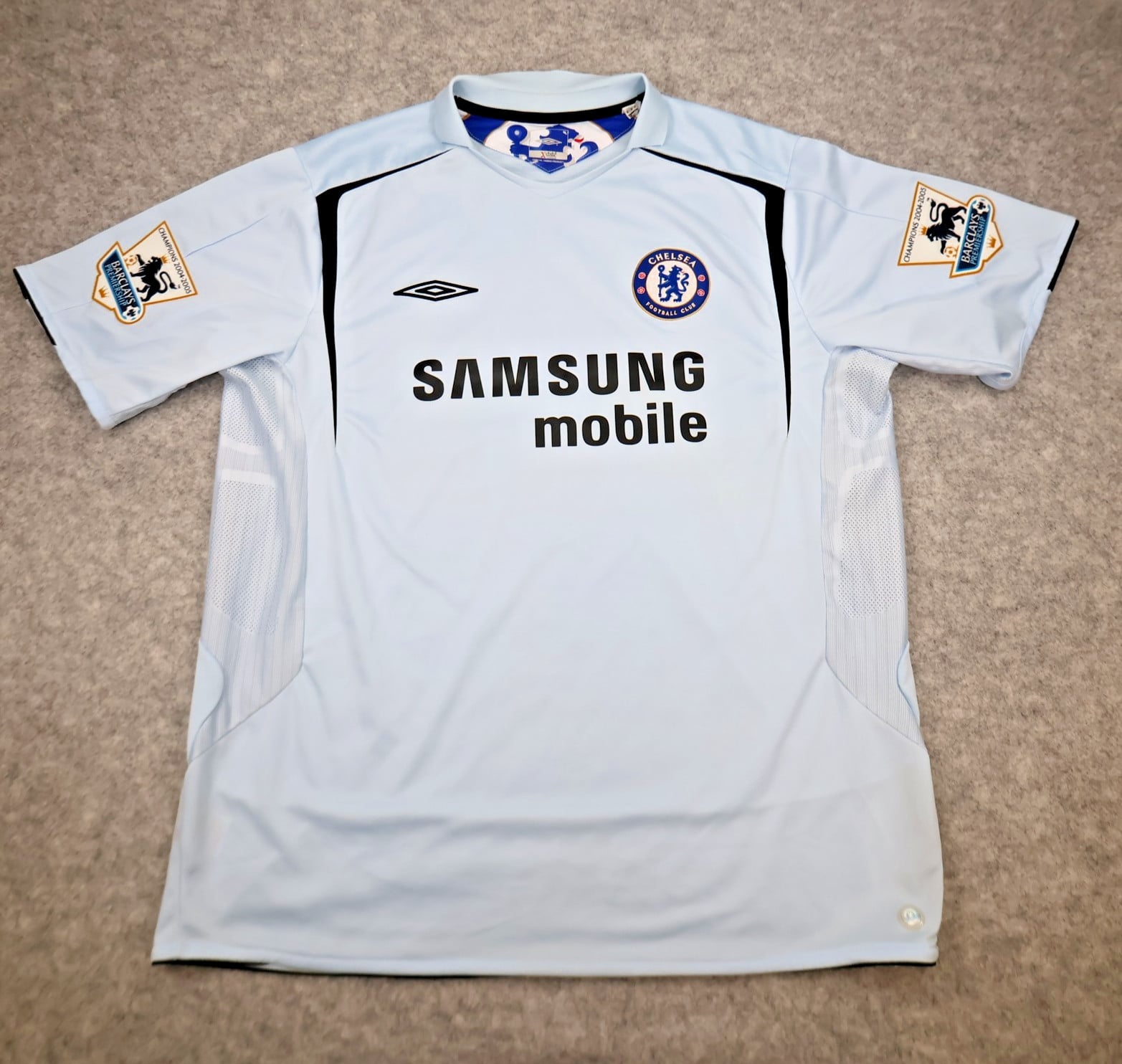 Chelsea Shirt 2XL Blue Away Kit 2005 2006 Umbro Soccer Jersey Frank Lampard
