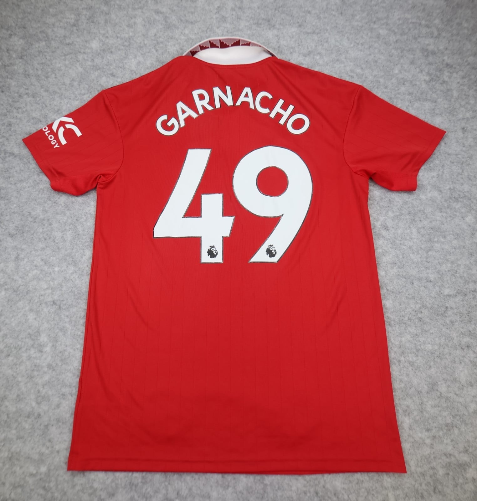 Manchester United Shirt Medium Red Home Kit 2022 2023 Adidas Jersey Garnacho