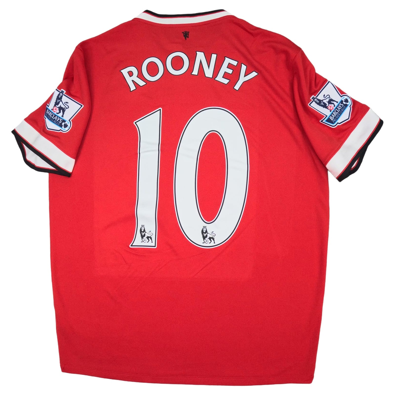 Manchester United Football Shirt Large Red Home 2014 2015 Nike Wayne Rooney 10