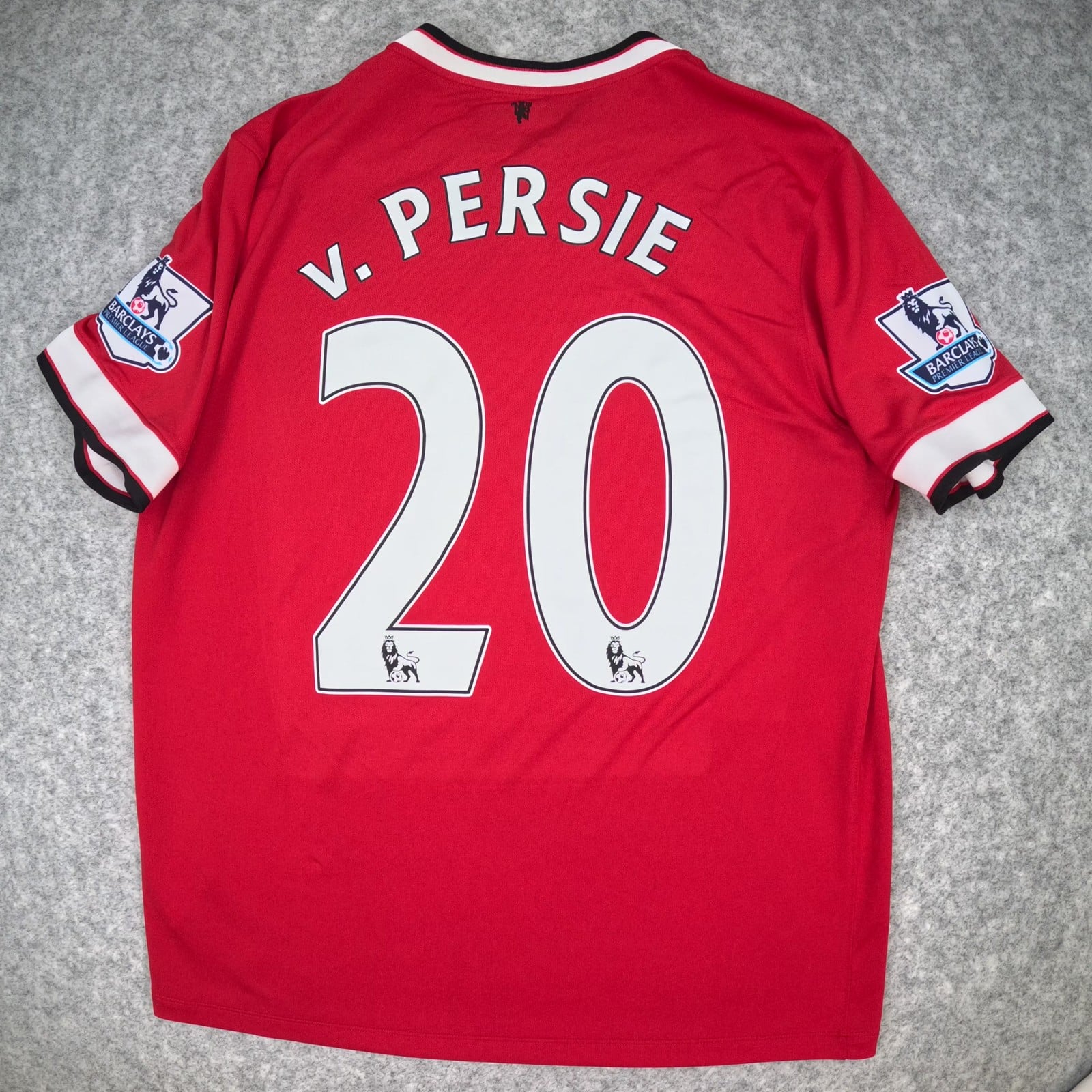 Manchester United Football Shirt Large Home 2014 2015 Nike Robin van Persie 20