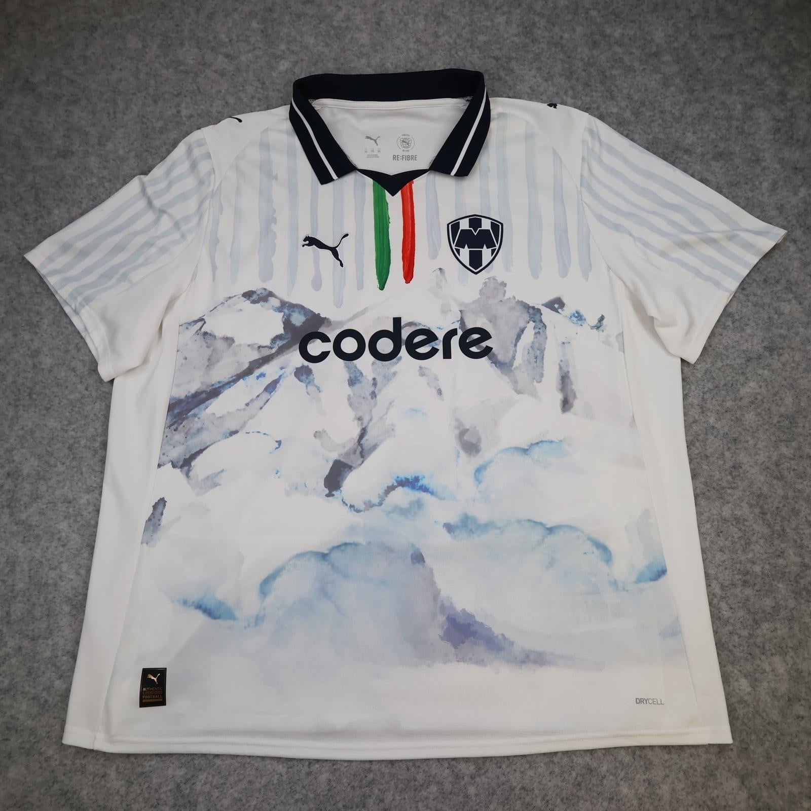 Monterrey Shirt Mens 2XL White Home 2025 Liga MX Football Puma Jersey Mexico