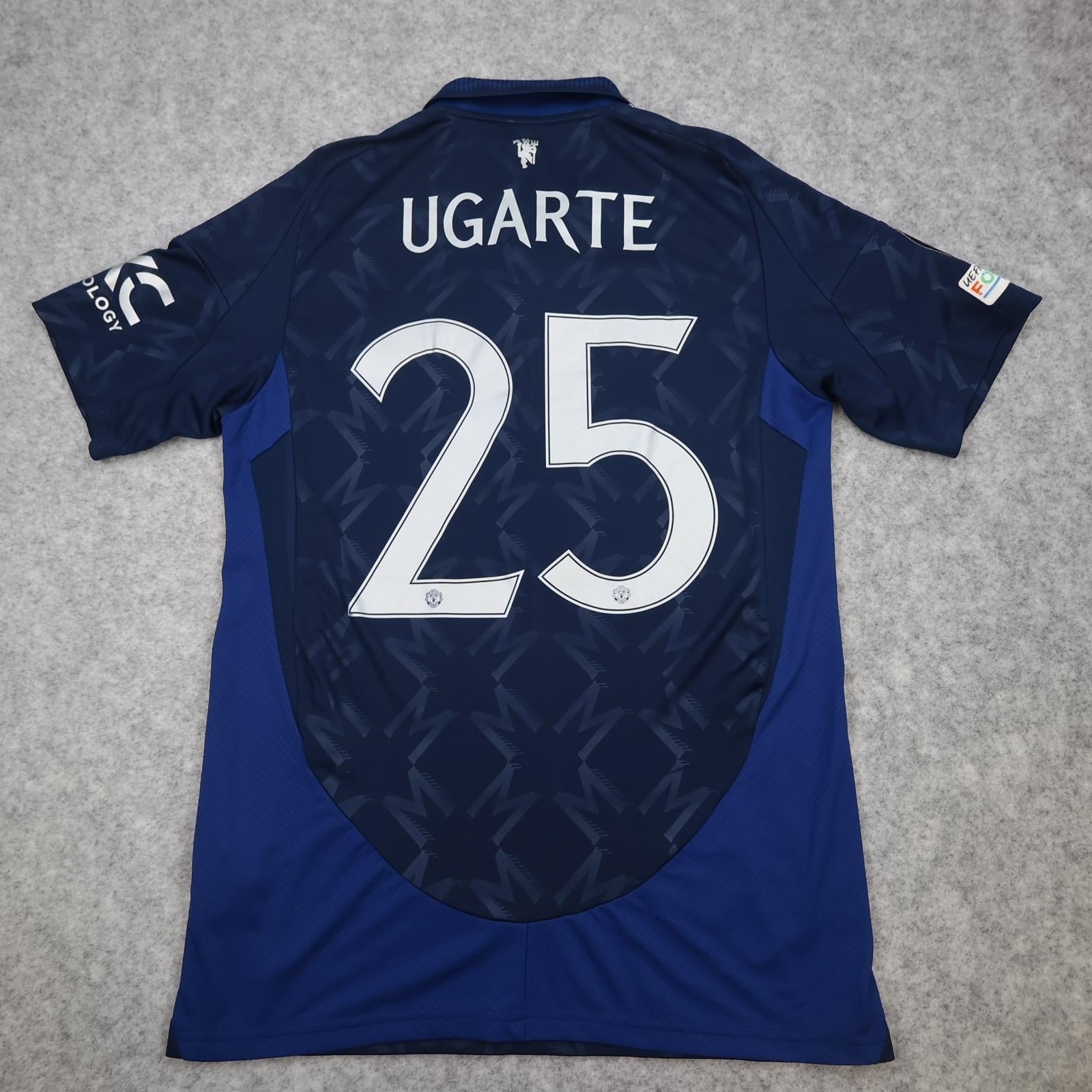 Manchester United Shirt Mens Medium Blue 3rd Kit 2024 2025 Adidas Snapdragon