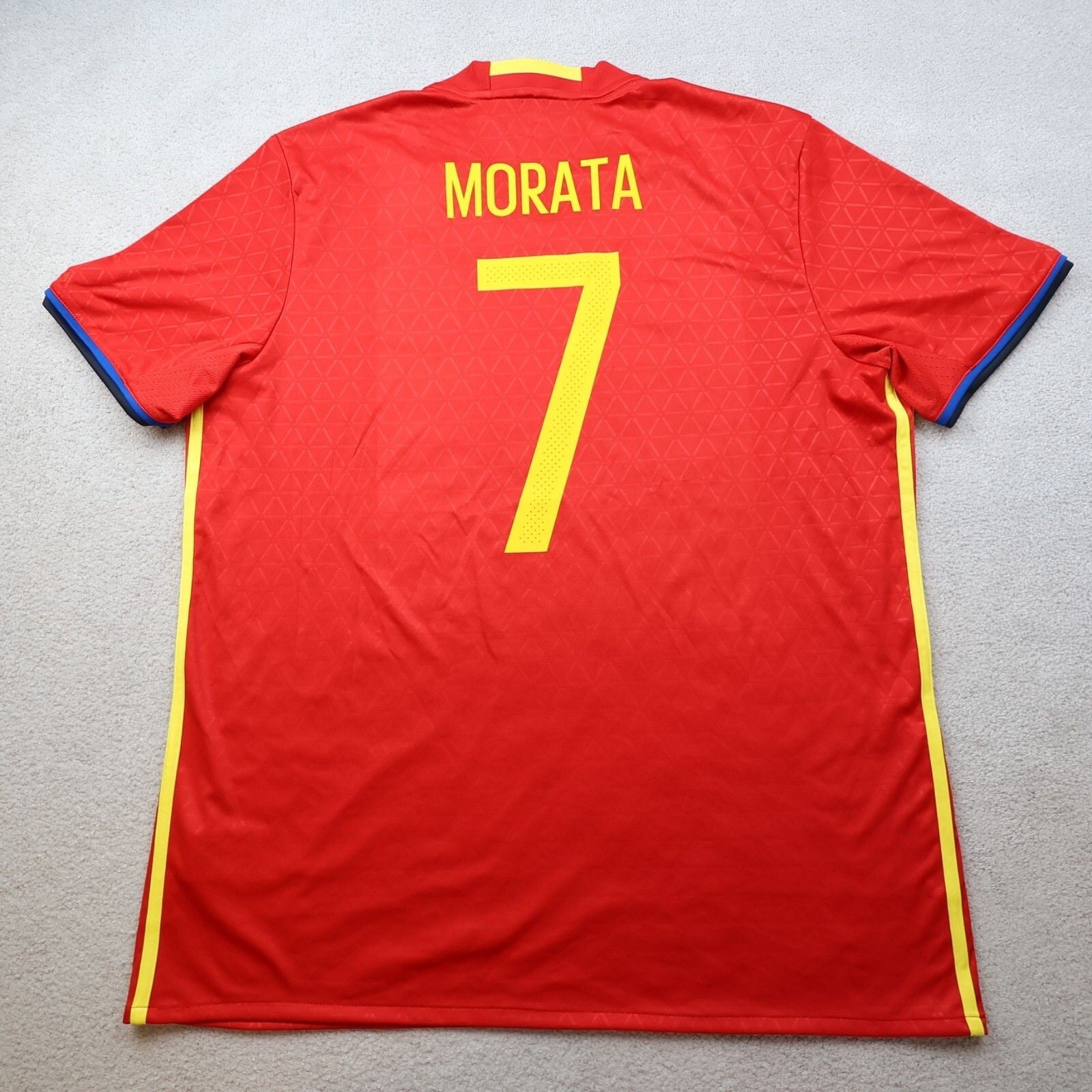 Spain Football Shirt Extra Large Red Home Adidas 2016 2017 España Jersey Morata