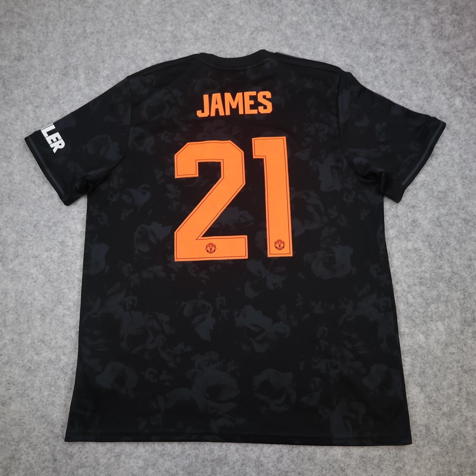 Manchester United Shirt Mens XL 3rd Kit 2019 2020 Football Adidas James 21