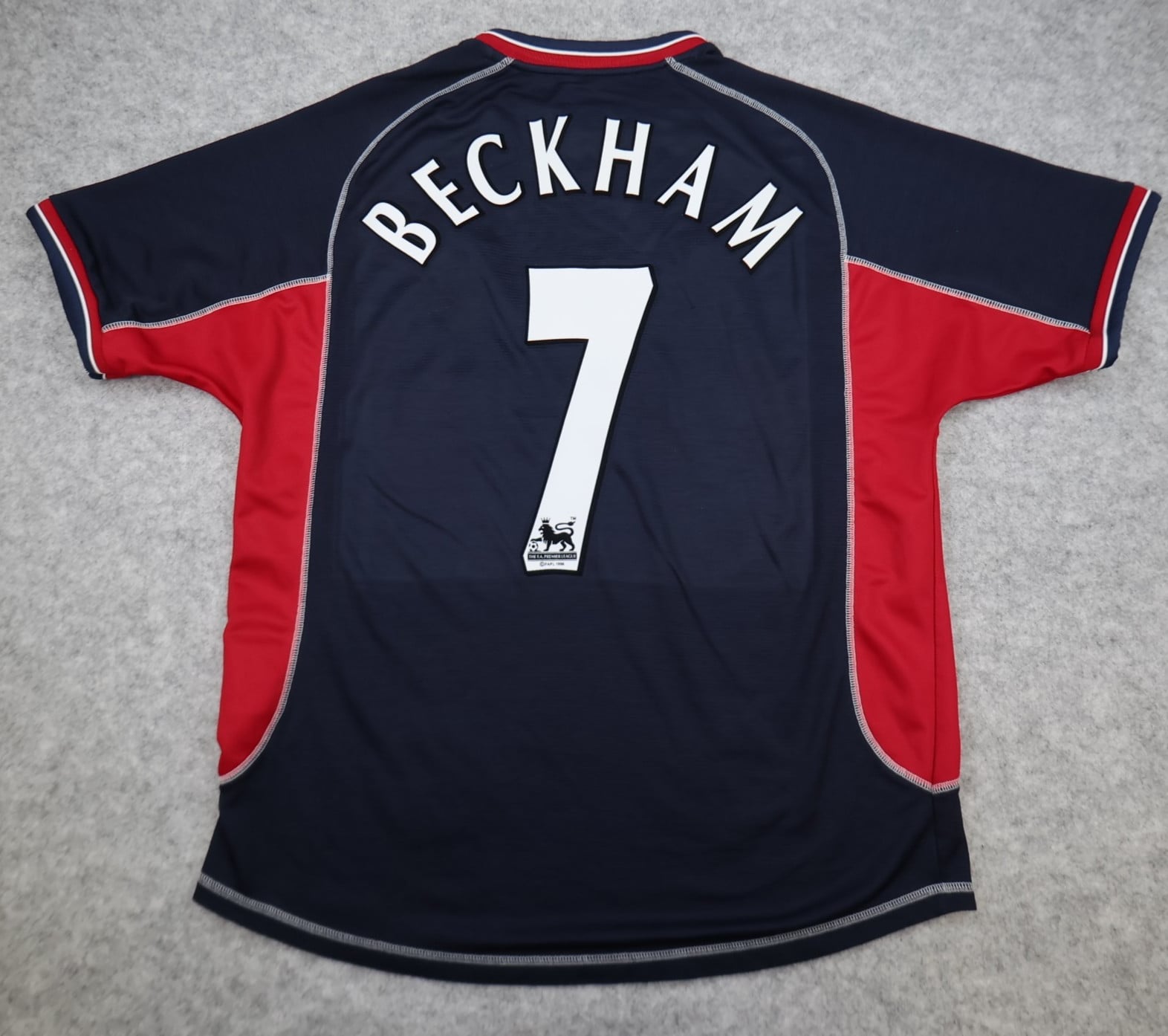 Manchester United Shirt Large Navy Third 2000 2001 Umbro David Beckham Jersey