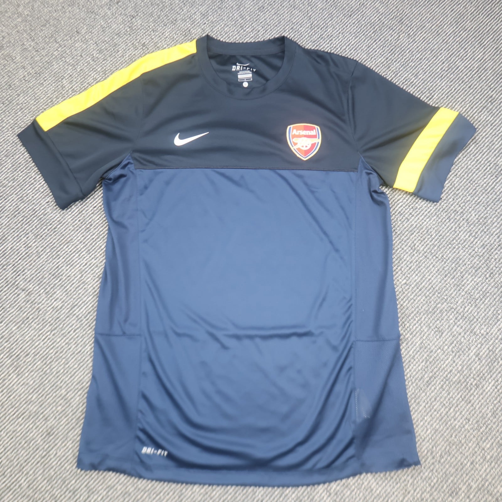 Arsenal Shirt Large Navy Training Shirt 2012 2013 Nike Soccer Jersey Football