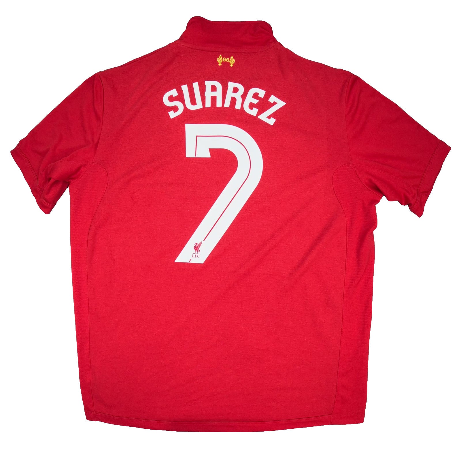 Liverpool Football Shirt Extra Large Red Home 2012 2013 Warrior Luis Suárez 7