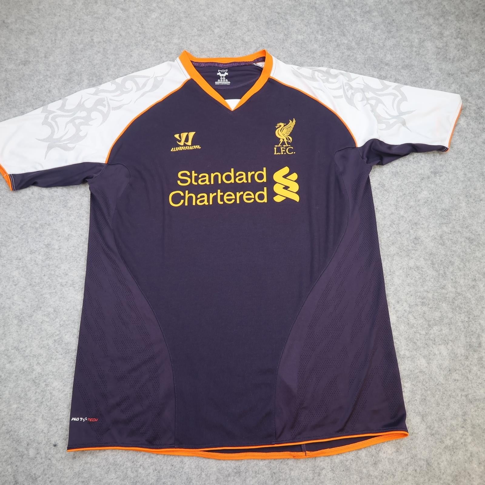 Liverpool Shirt Mens XL Purple Third Kit 2012 2013 Warrior Soccer Jersey
