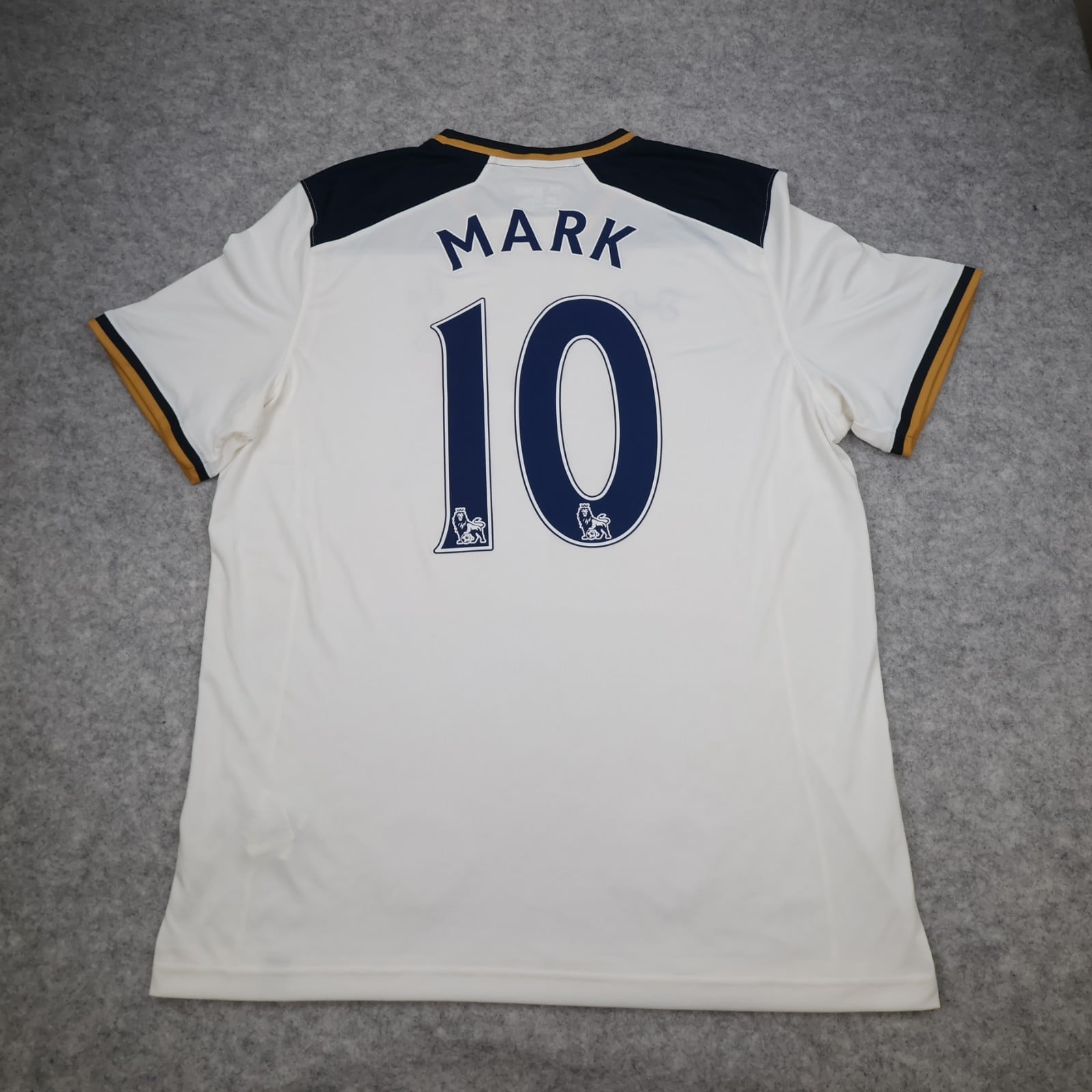 Tottenham Hotspur Shirt 2XL White Home Kit 2016 2017 Spurs Jersey Mark 10