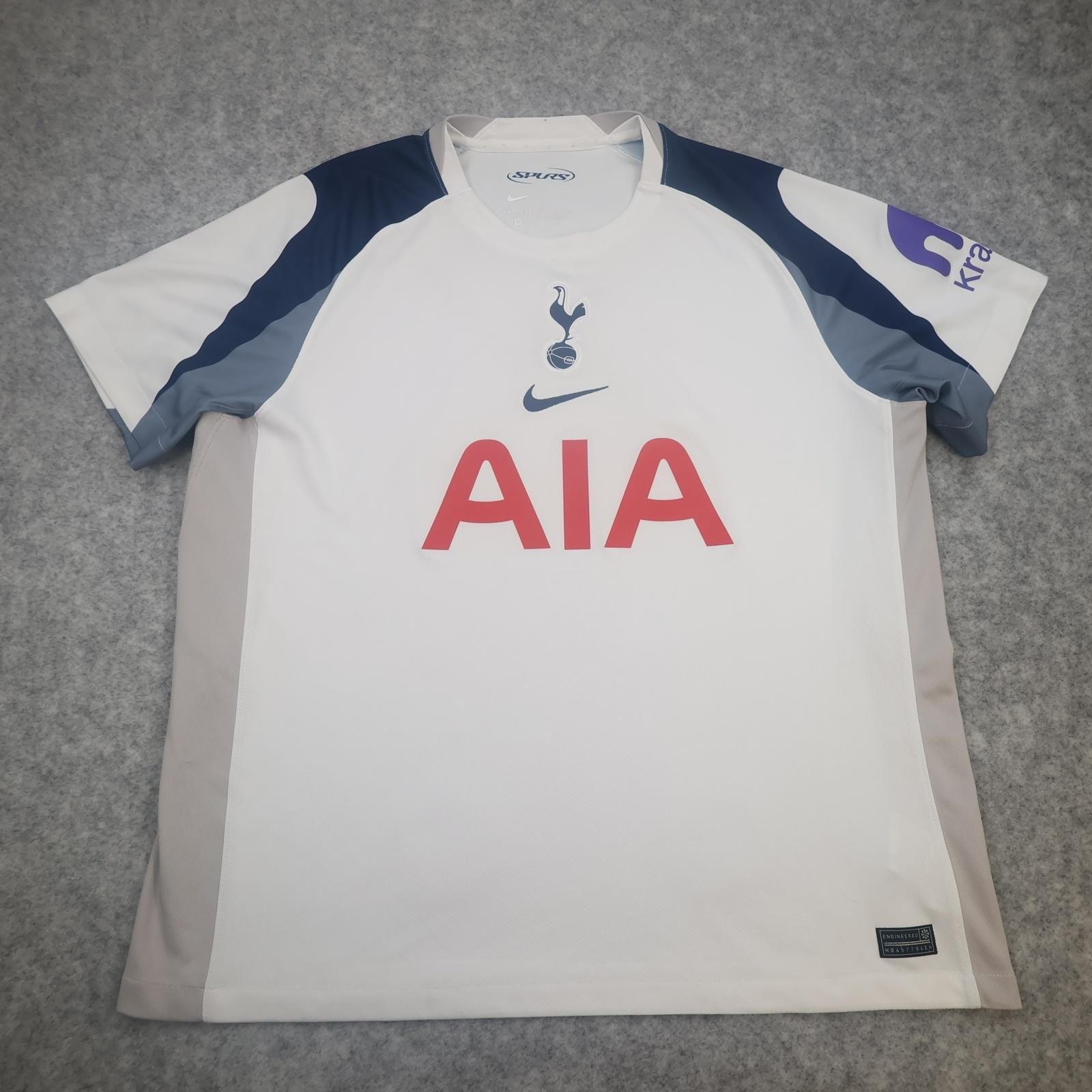 Tottenham Hotspur Shirt Mens XL White Home 2025 2026 EPL Football Nike AIA