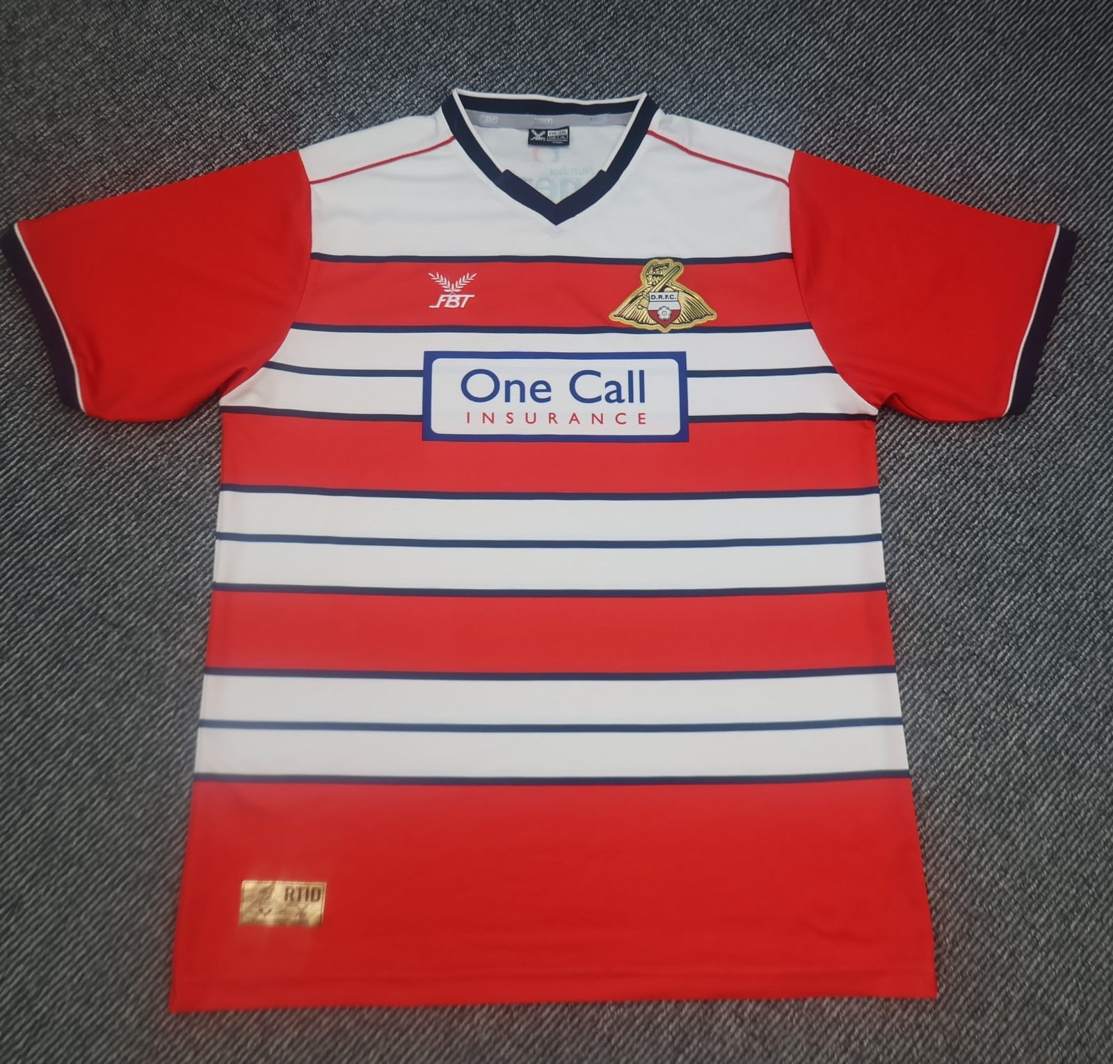 Doncaster Rovers Shirt Extra Large Red Home Kit 2016 2017 FBT Soccer Jersey