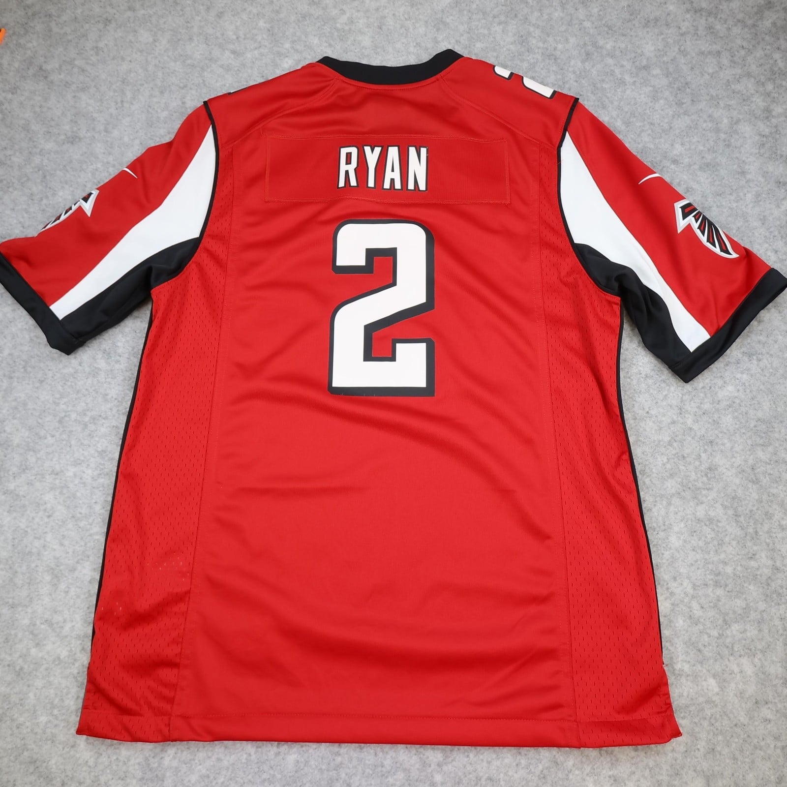 Atlanta Falcons Shirt Mens Large Red NFL American Football Nike Ryan 2 Jersey