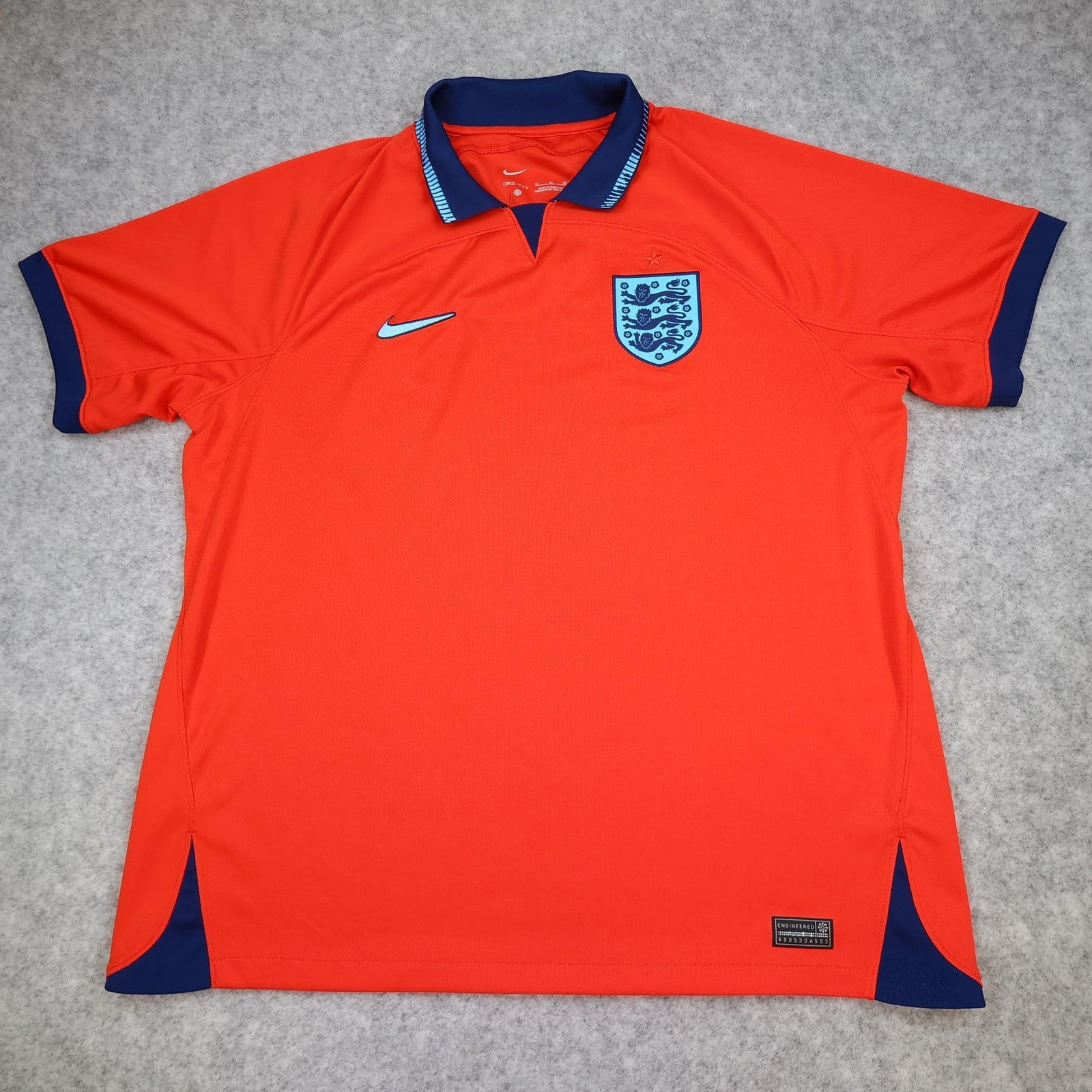 England Away Shirt Mens XL Red 2022 2023 Football Nike Dri Fit Soccer Jersey
