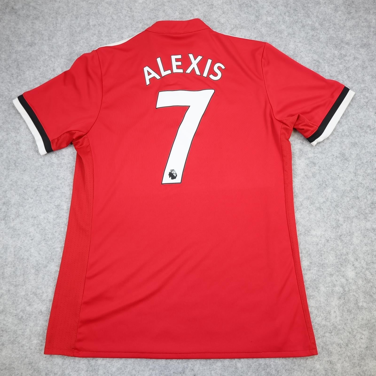 Manchester United Shirt Mens Medium Red Home 2017 2018 Football Adidas Alexis 7