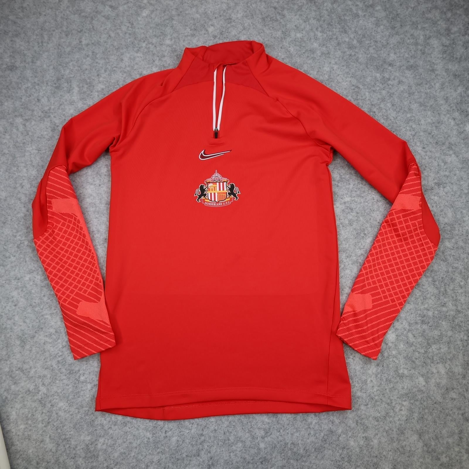 Sunderland Training Top Mens Small Red EFL Football Nike Dri-FIT Soccer Jersey