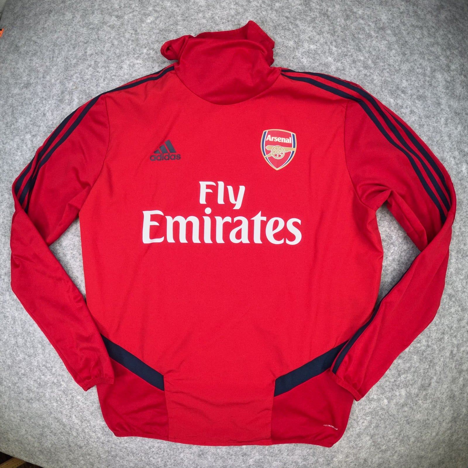 Arsenal Training Top Medium Red adidas Long Sleeve Football Snood 2019 2020