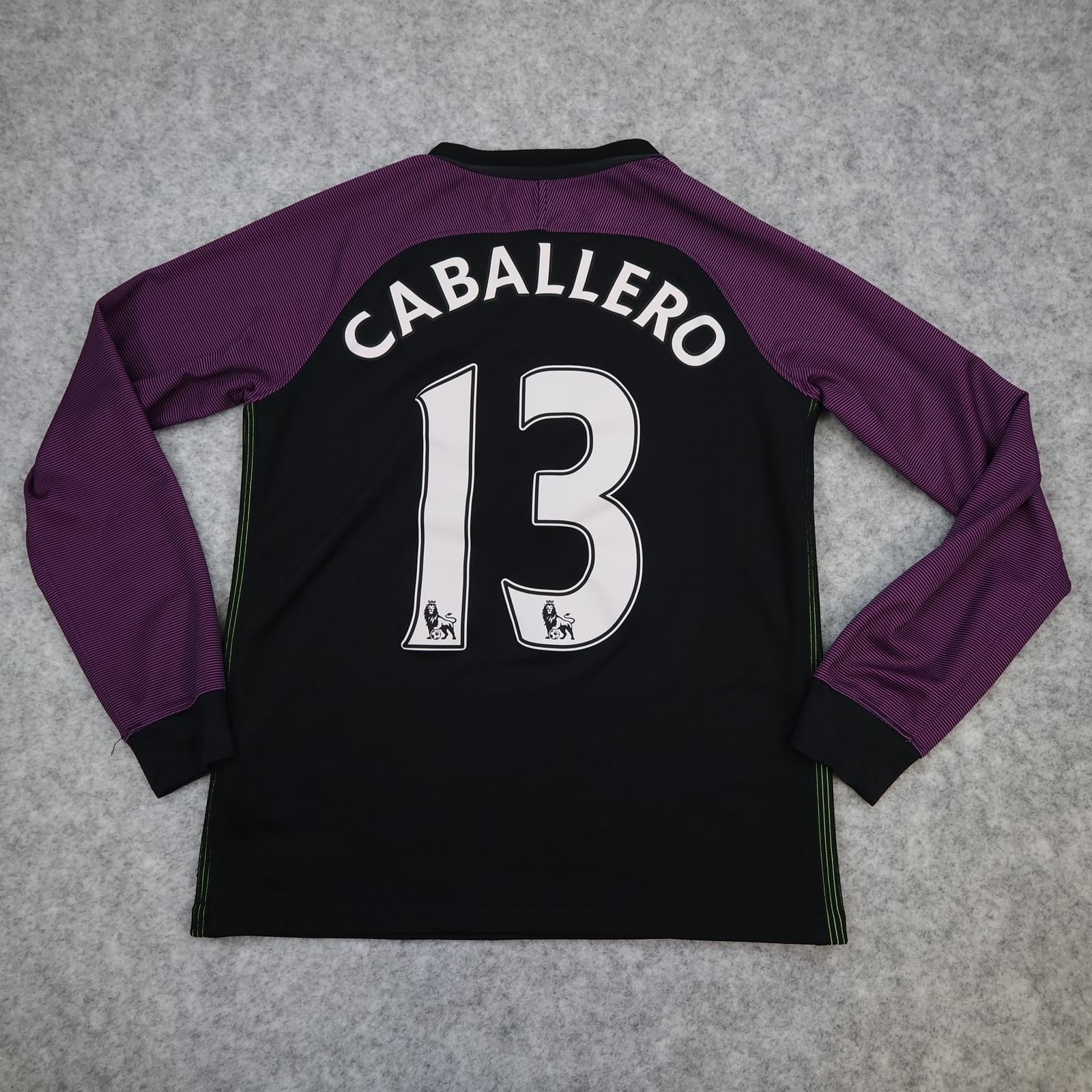 Manchester City Shirt Youth 12-13 Years Black Away Football Nike Caballero 13