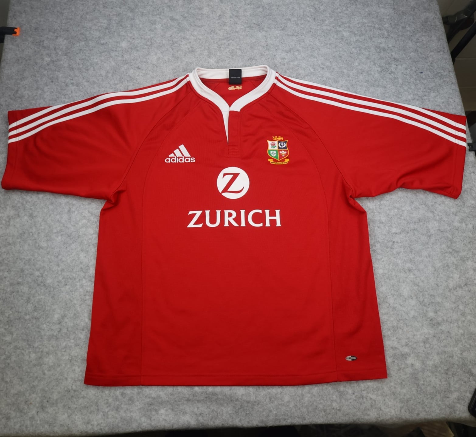 Lions Rugby Shirt Extra Large Home Adidas Jersey 2009 South Africa Tour British