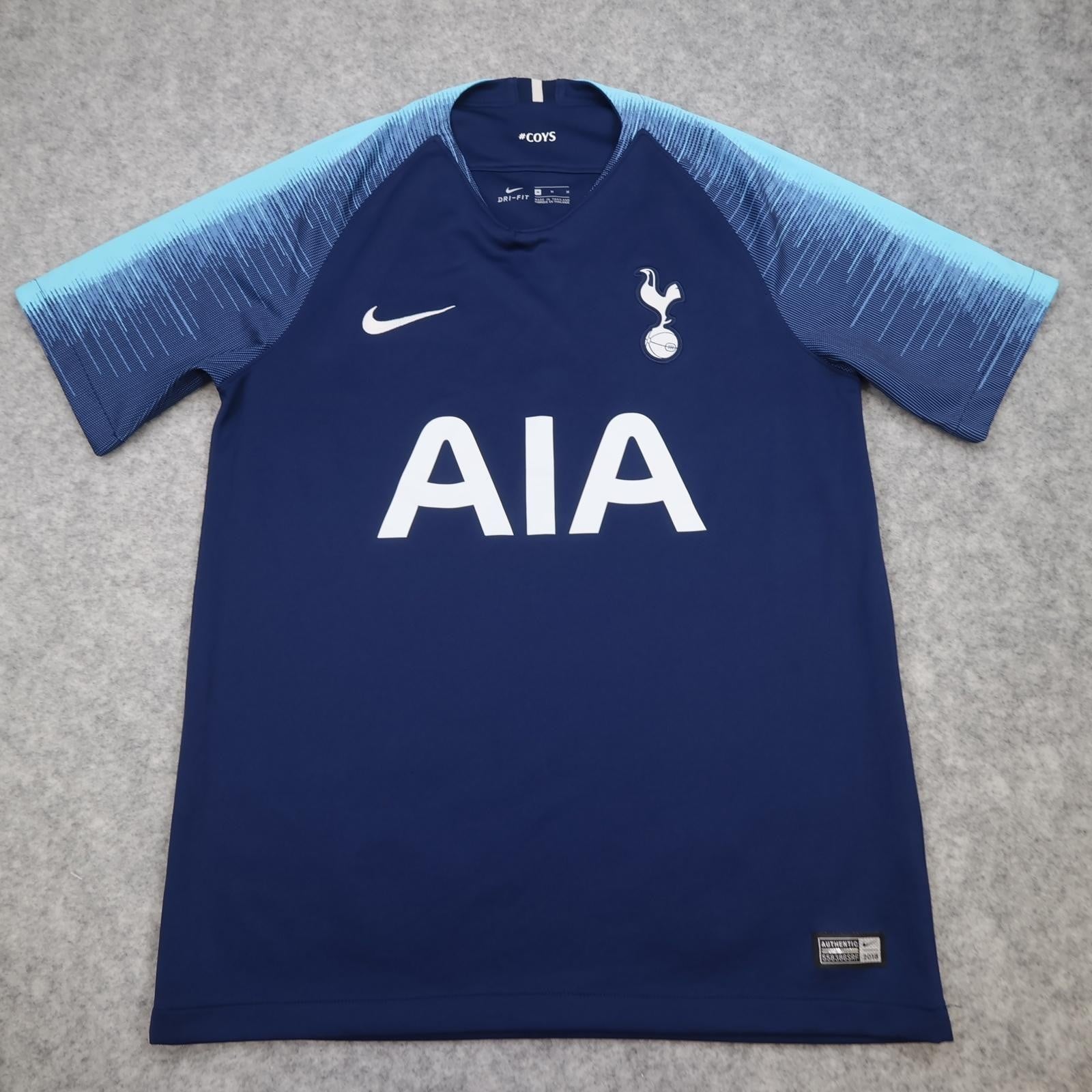 Tottenham Hotspur Shirt Mens Medium Blue Away 2018 2019 Football Nike AIA