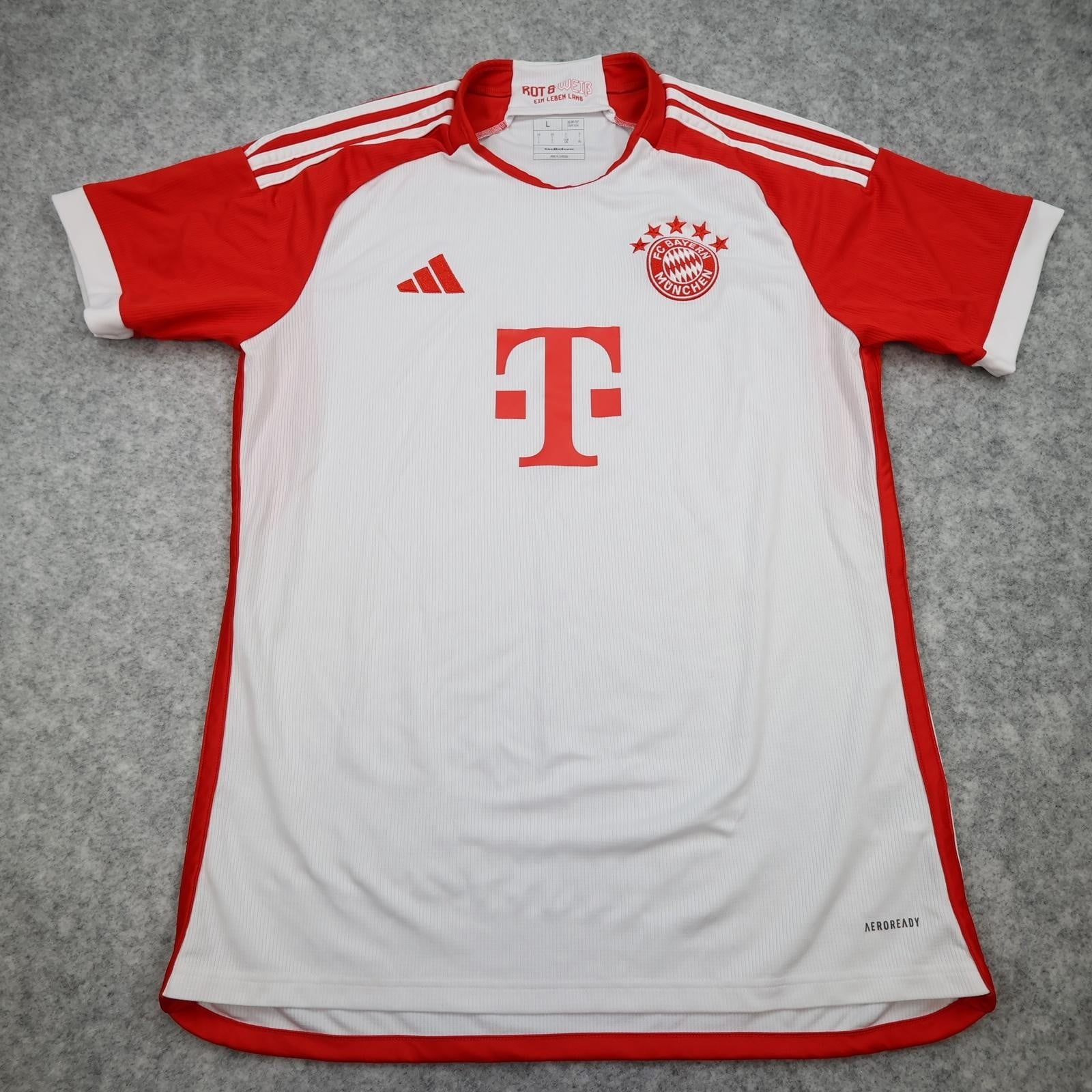 Bayern Munich Shirt Mens Large White Away 2023 2024 Football Adidas Jersey