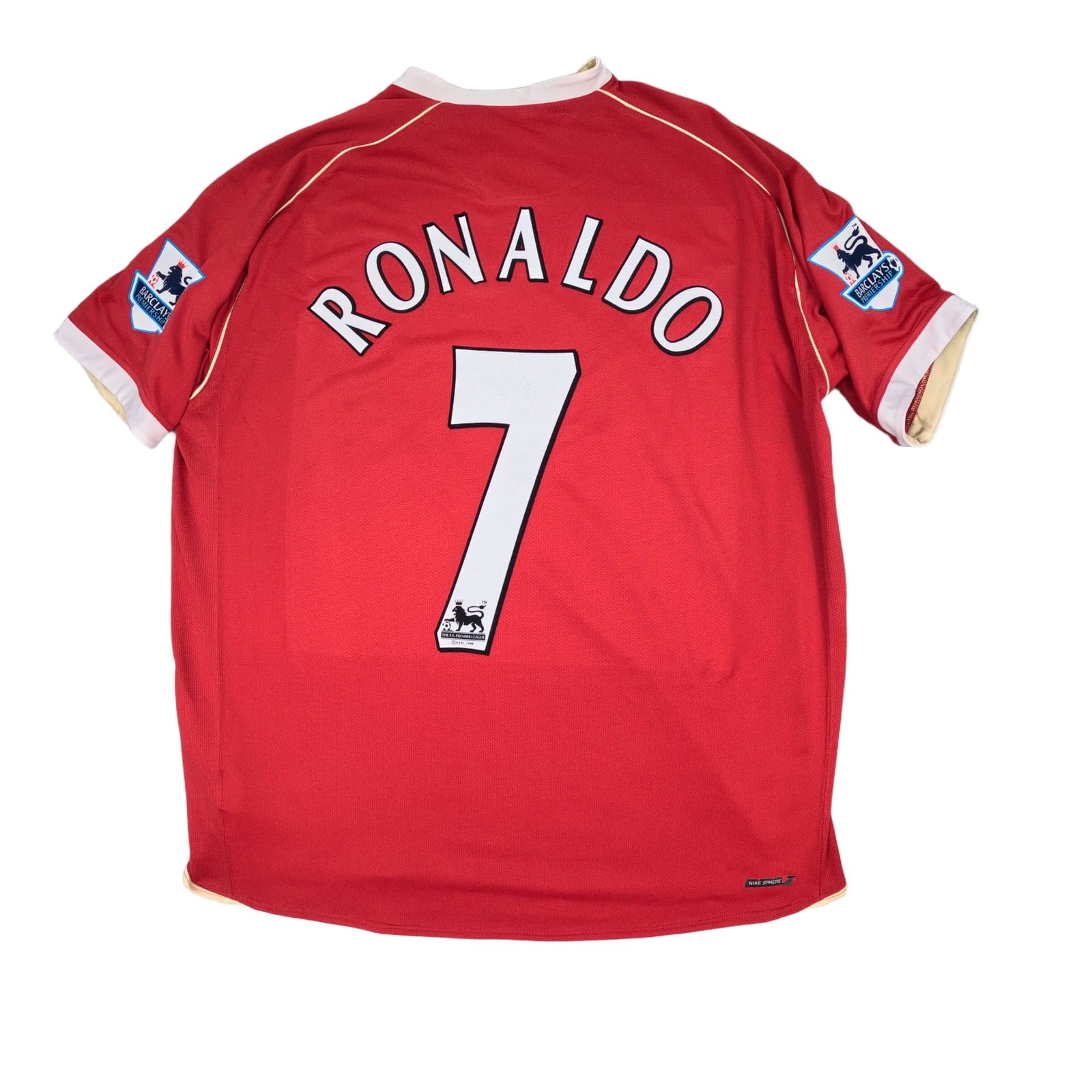 Manchester United Football Shirt Extra Large 2006 2007 Nike Cristiano Ronaldo 7