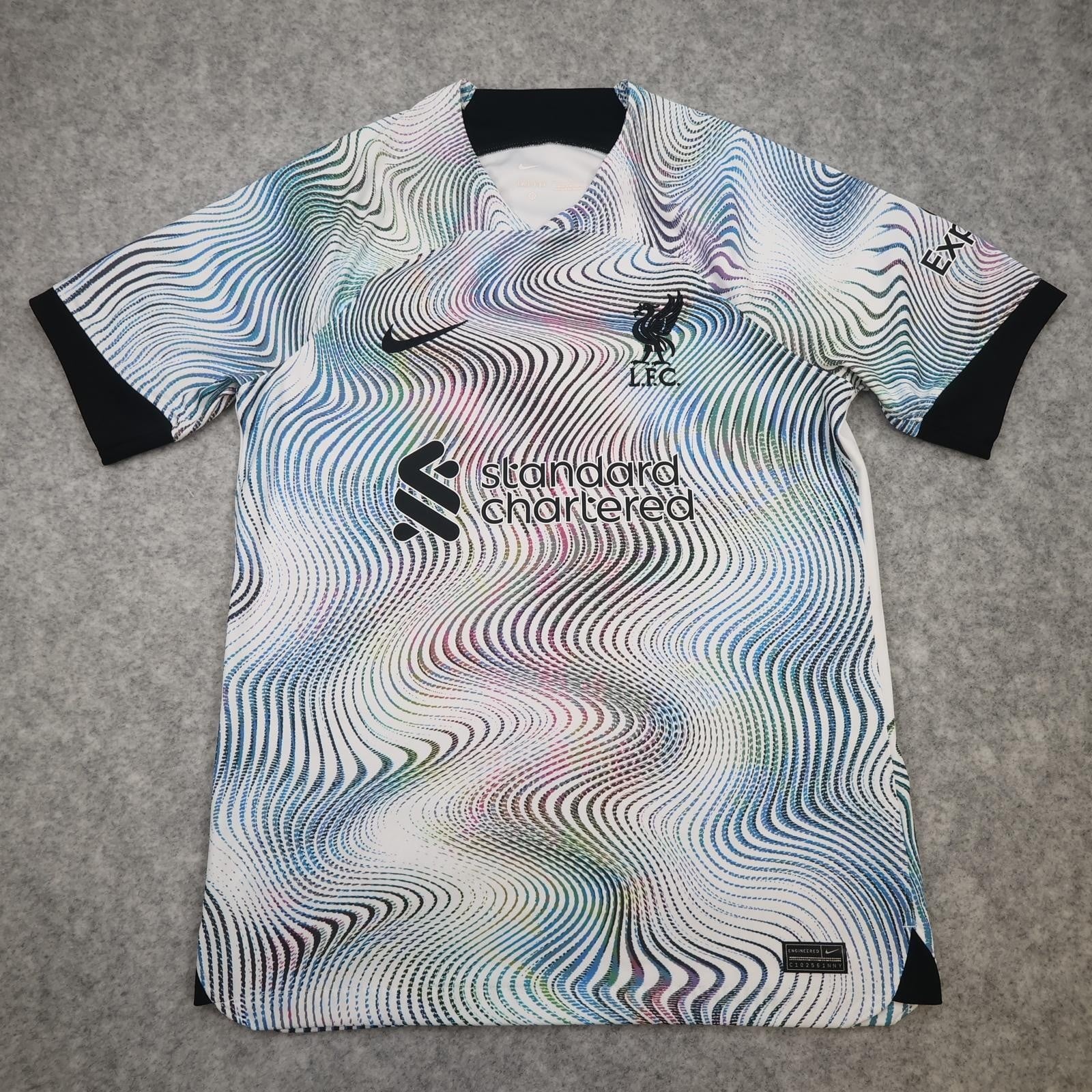 Liverpool Away Shirt Mens Medium Multi 2022 2023 Nike Standard Chartered