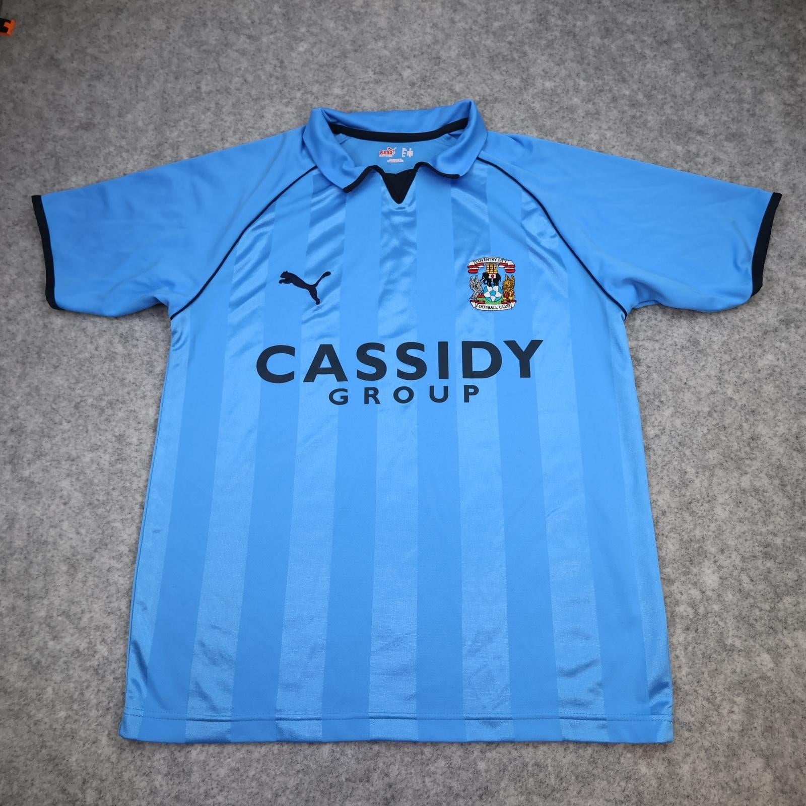 Coventry City Shirt Mens Medium Blue Home 2006 2007 Football Puma Cassidy Jersey