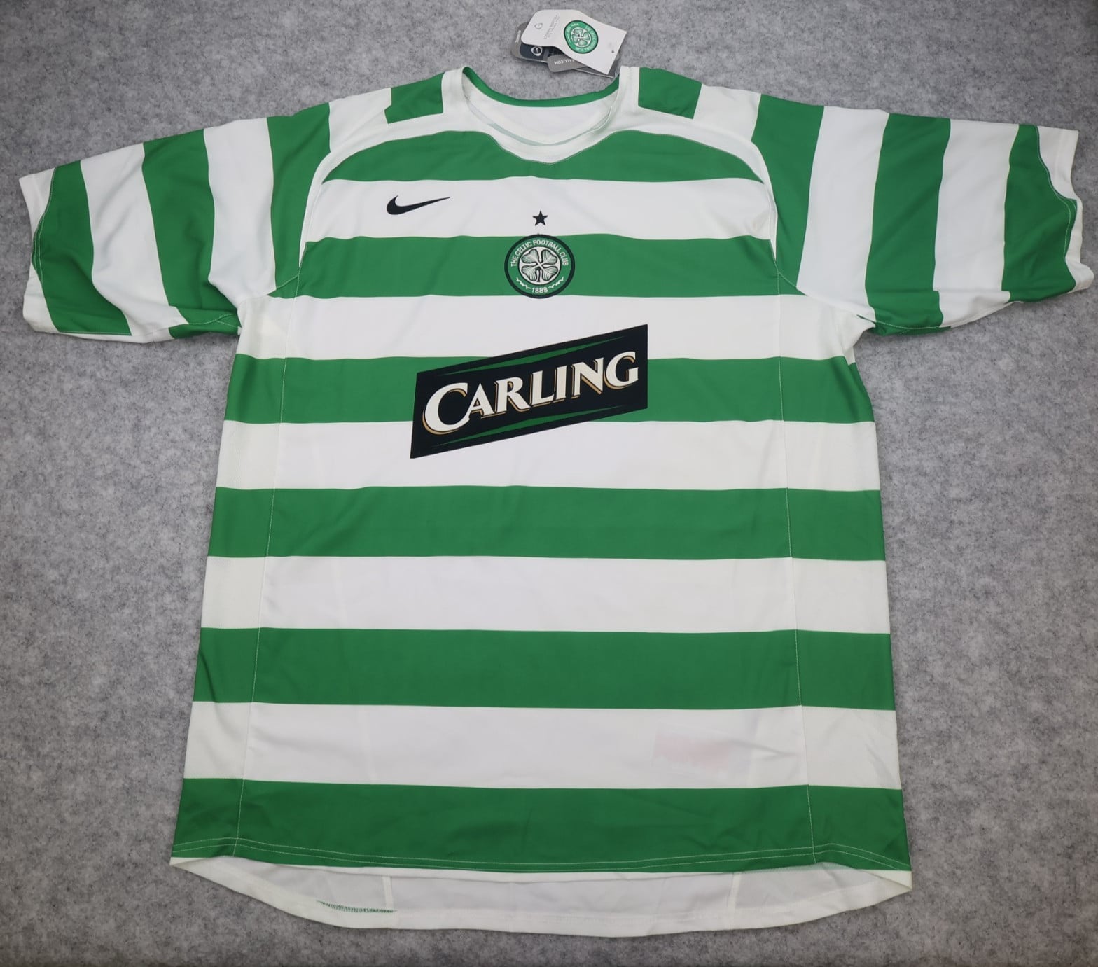 Celtic Football Shirt Extra Large Home Kit 2005 2007 Nike Soccer Jersey Hoops