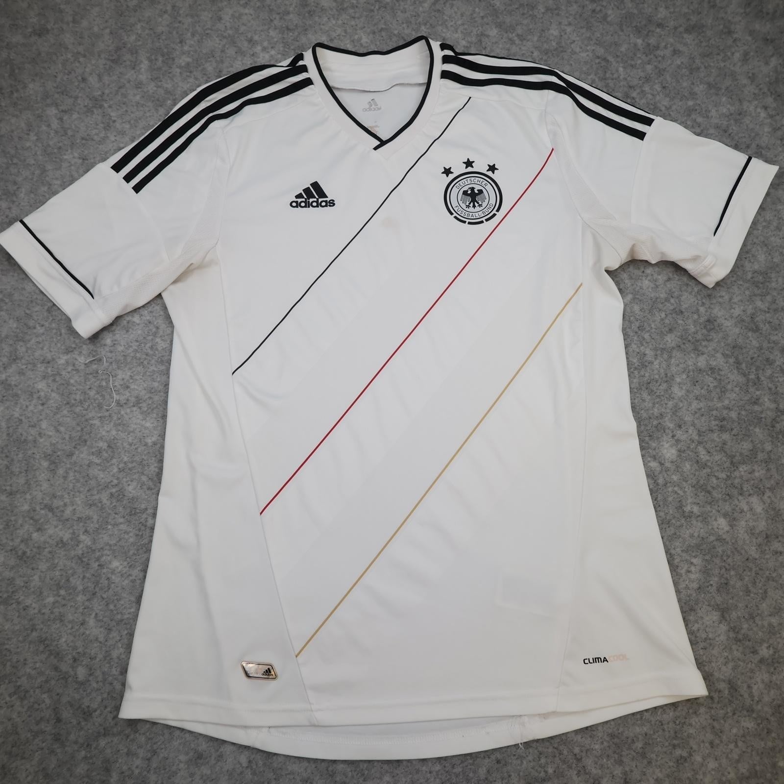 Germany Home Shirt Mens Medium White 2010 2011 Football Adidas Climacool Jersey