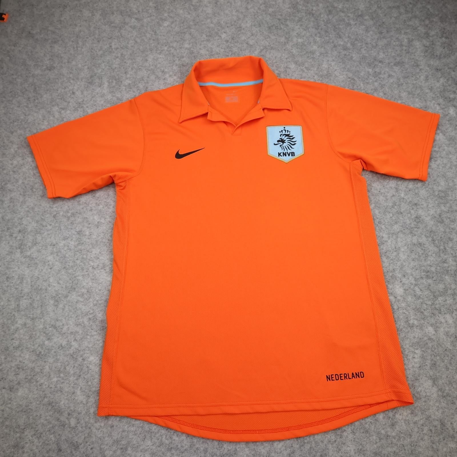 Netherlands Home Shirt Mens Medium Orange 2006 2008 Nike Sphere Dry Jersey