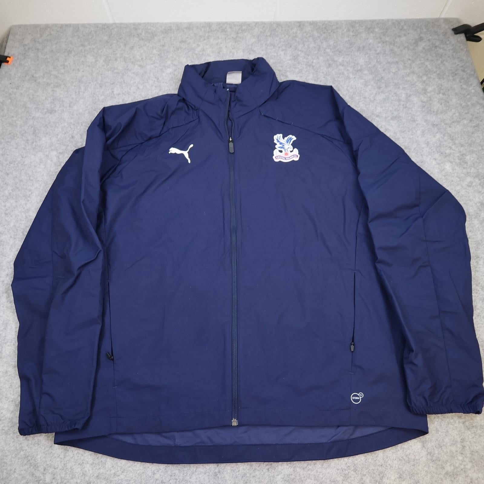 Crystal Palace Jacket Mens 3XL Navy Blue EPL Football Puma Stormcell Training