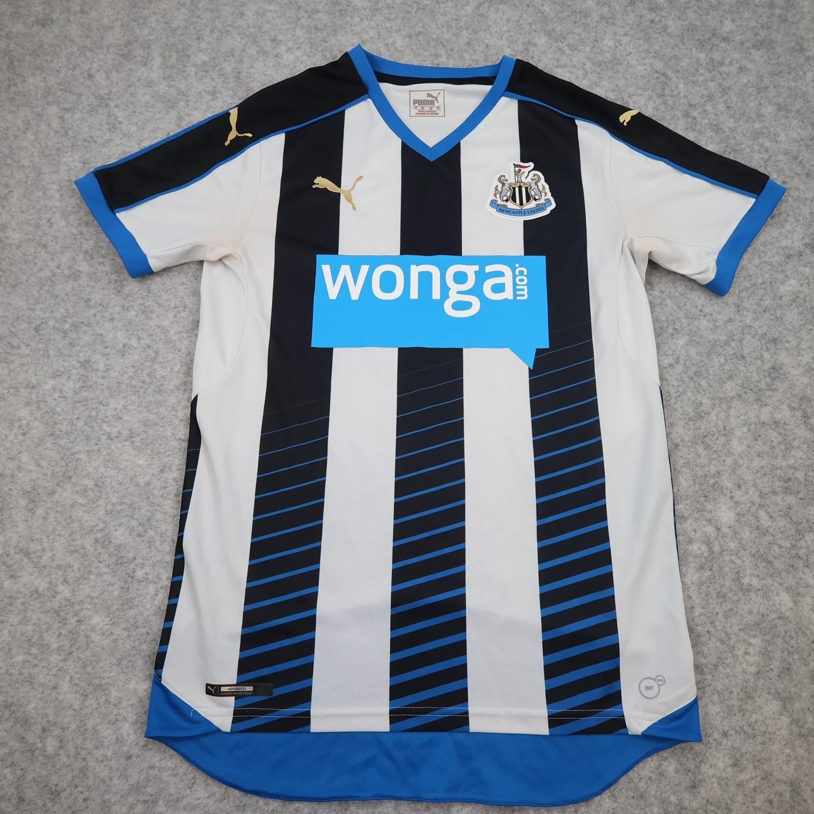 Newcastle United Shirt Mens Small Home 2015 2016 Football Jersey Puma Wonga