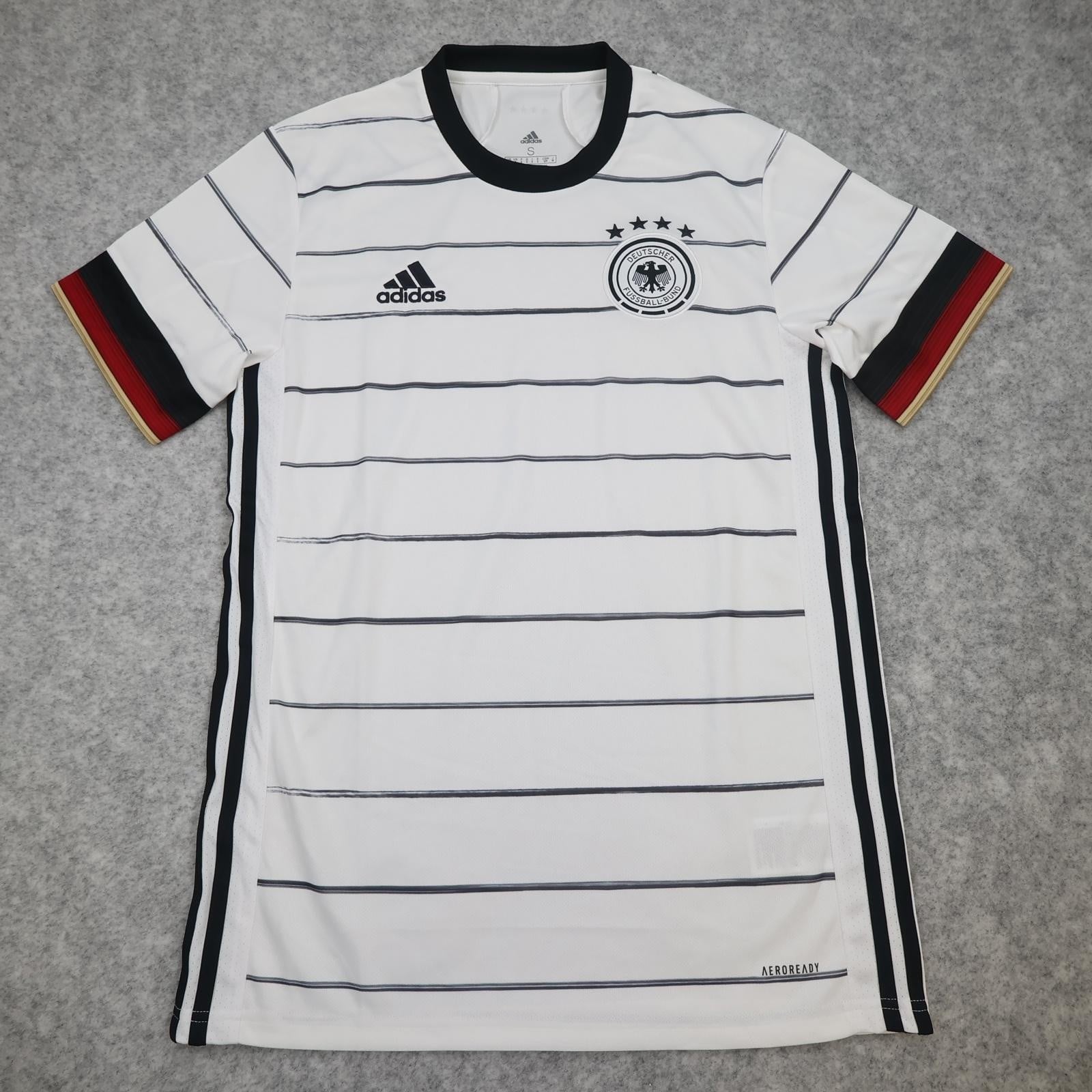 Germany Home Shirt Mens Small White 2020 2021 Football Adidas DFB Jersey