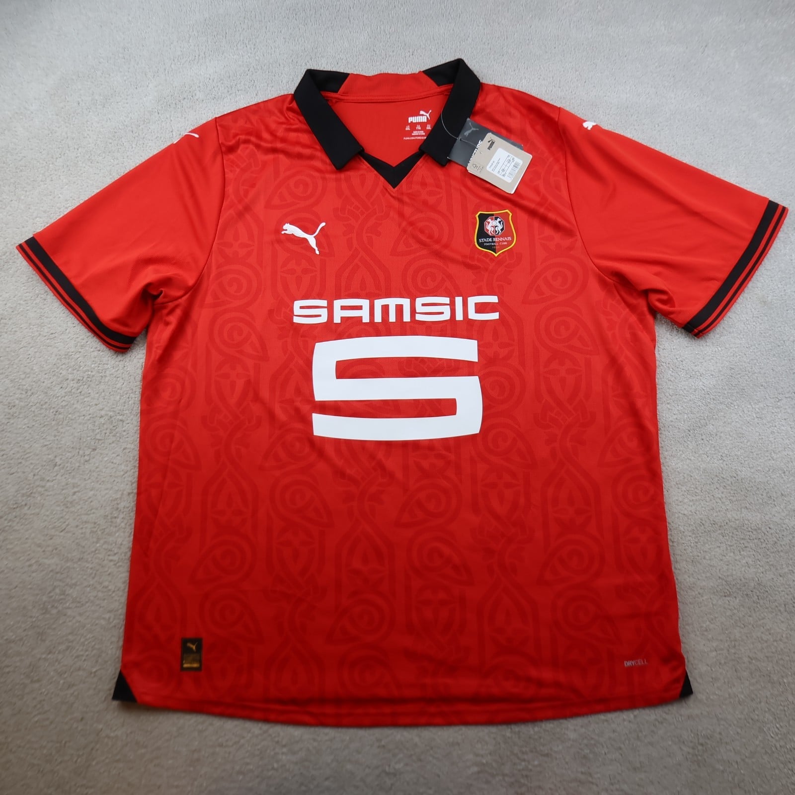 Stade Rennais Football Shirt 2XL Red Home Kit 2023 2024 Puma Soccer Jersey XXL