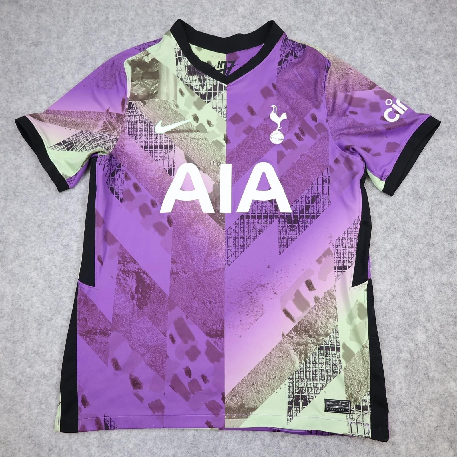 Tottenham Hotspur Shirt Mens Large Purple 3rd Kit EPL Football Nike 2021 2022