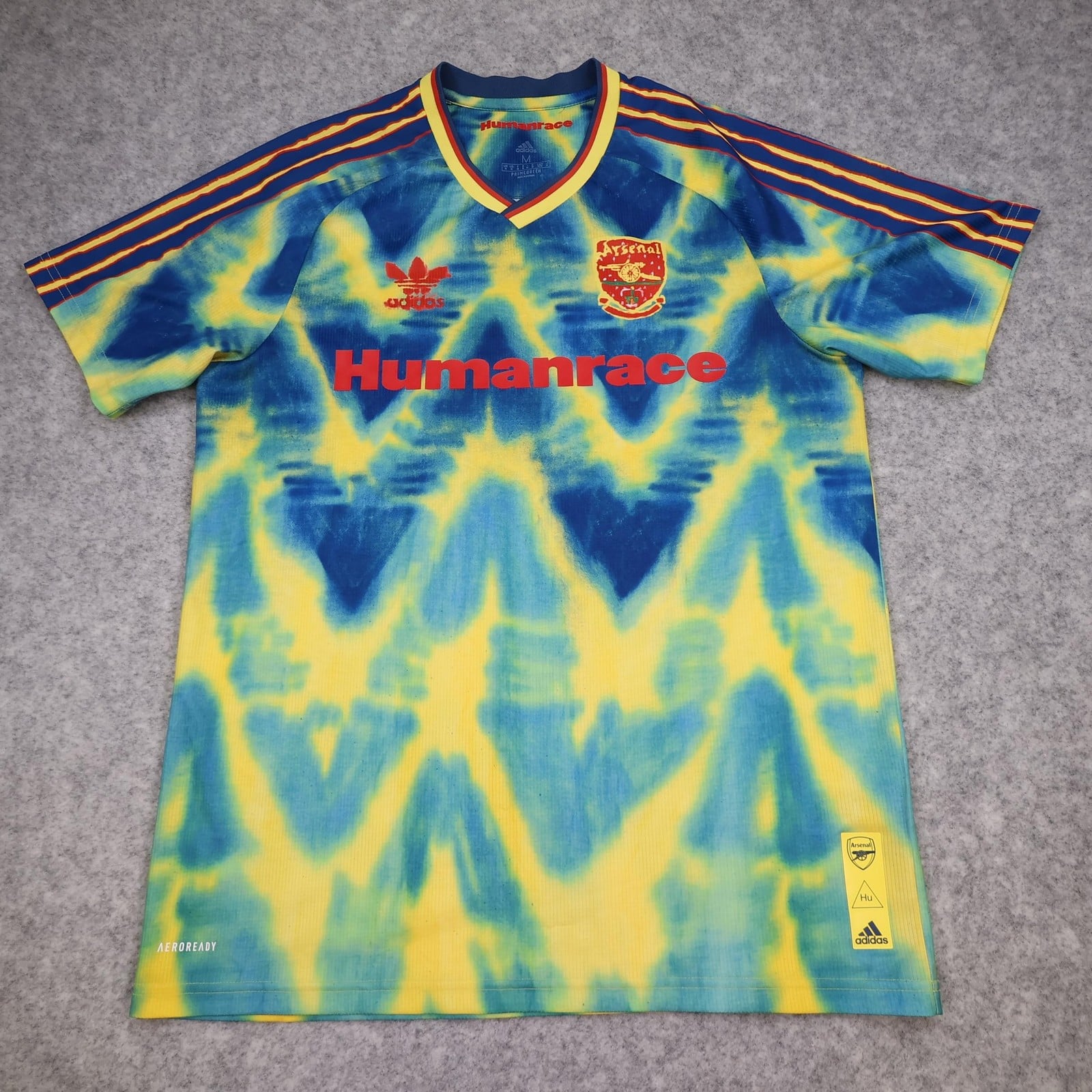 Arsenal Shirt Mens Medium 4th Kit 2020 2021 Adidas Human Race Soccer Jersey Rare