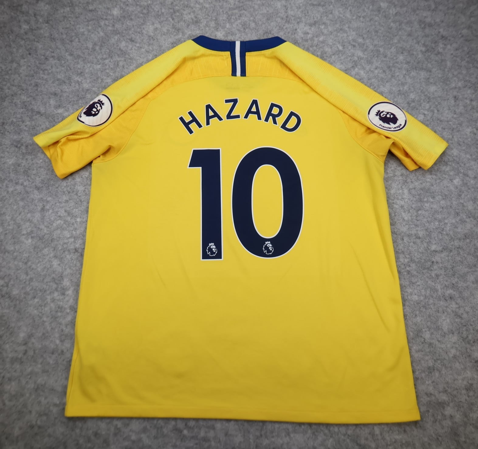 Chelsea Shirt Extra Large Yellow Away Kit 2018 2019 Nike Jersey Eden Hazard 10