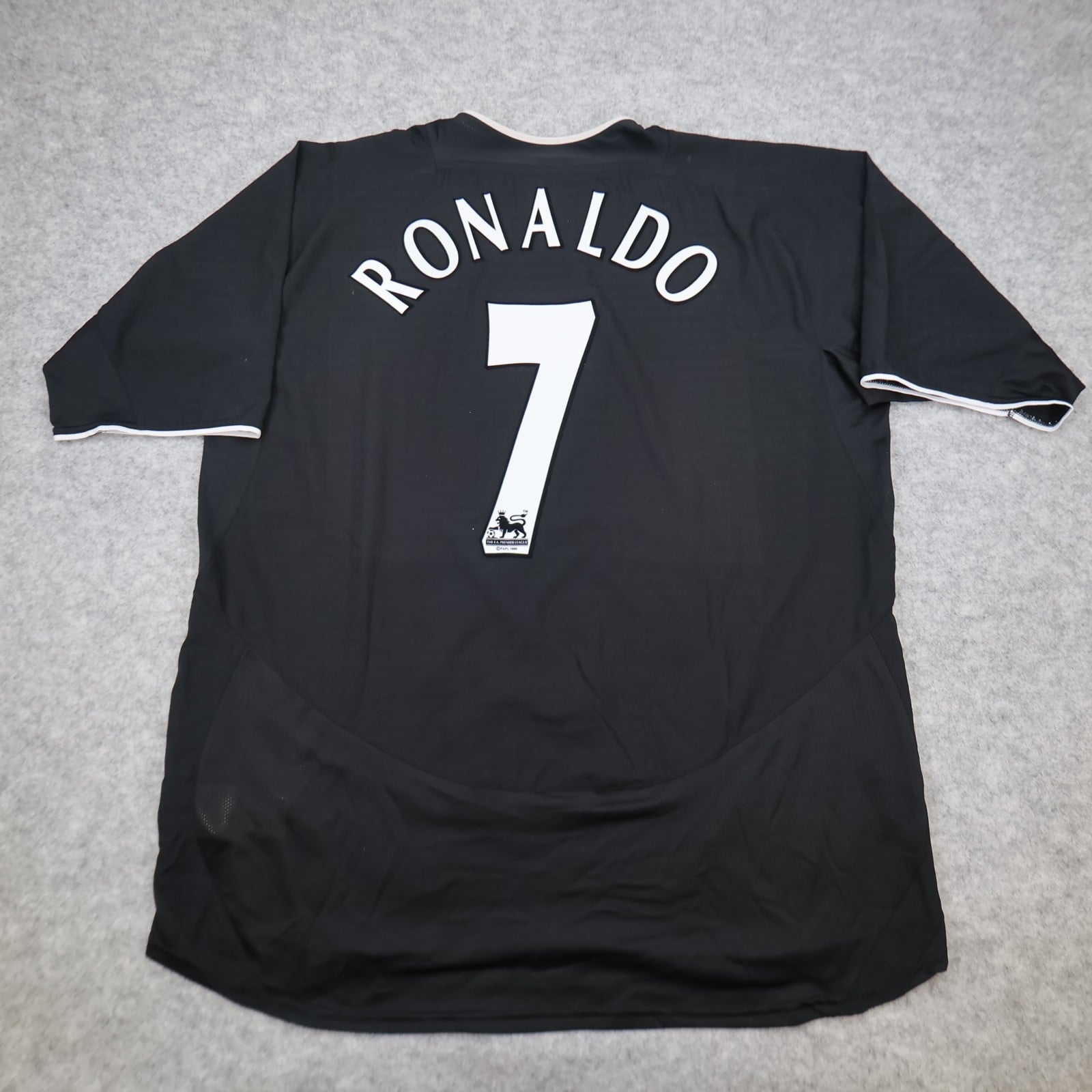 Manchester United Shirt 2XL Black Away 2003 2005 Nike Jersey Ronaldo Football