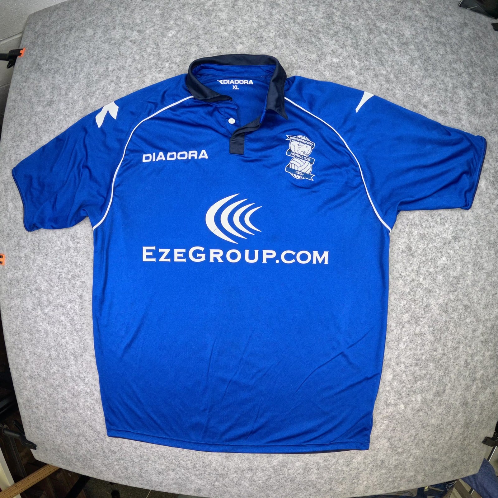Birmingham City Football Shirt Extra Large 2012 13 Heavy cracking to the sponsor