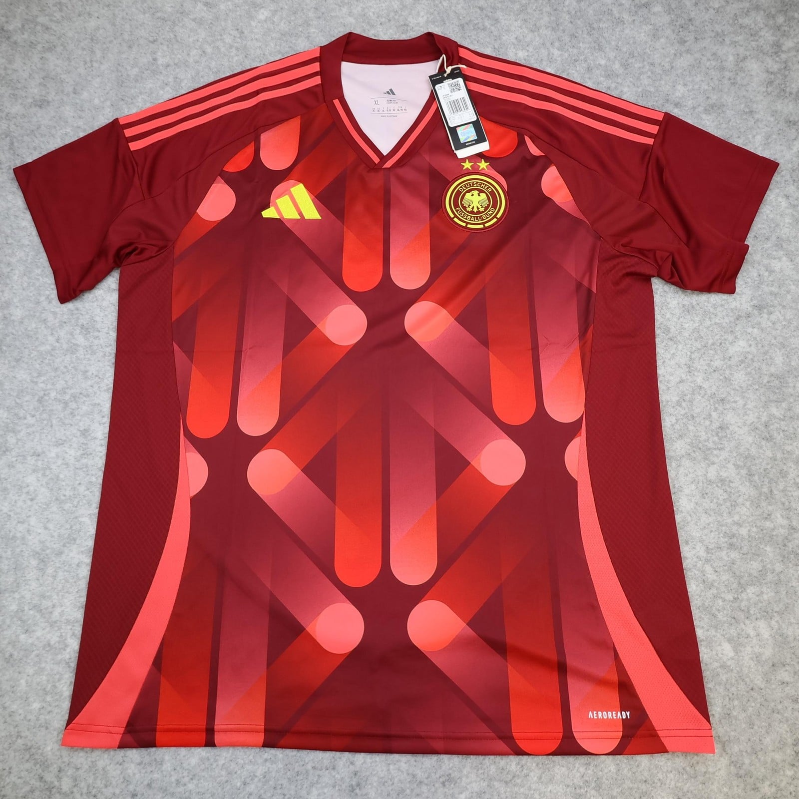 Germany Away Shirt Mens XL Red 2025 Football Adidas Deutschland Soccer Jersey