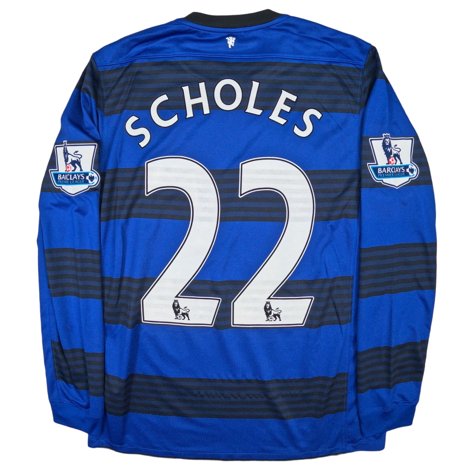 Manchester United Football Shirt Medium Black Nike Scholes 2011 2012 Jersey